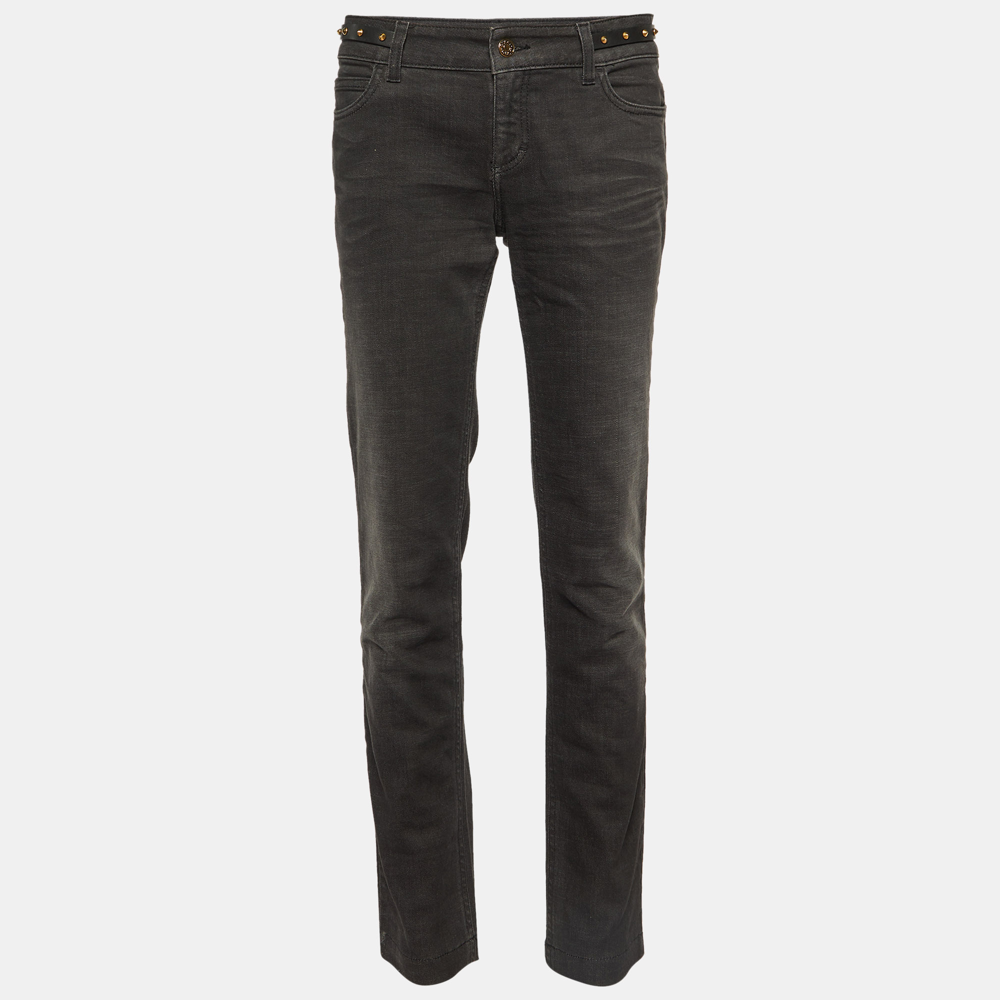 Gucci black washed denim legging jeans s/waist 31"