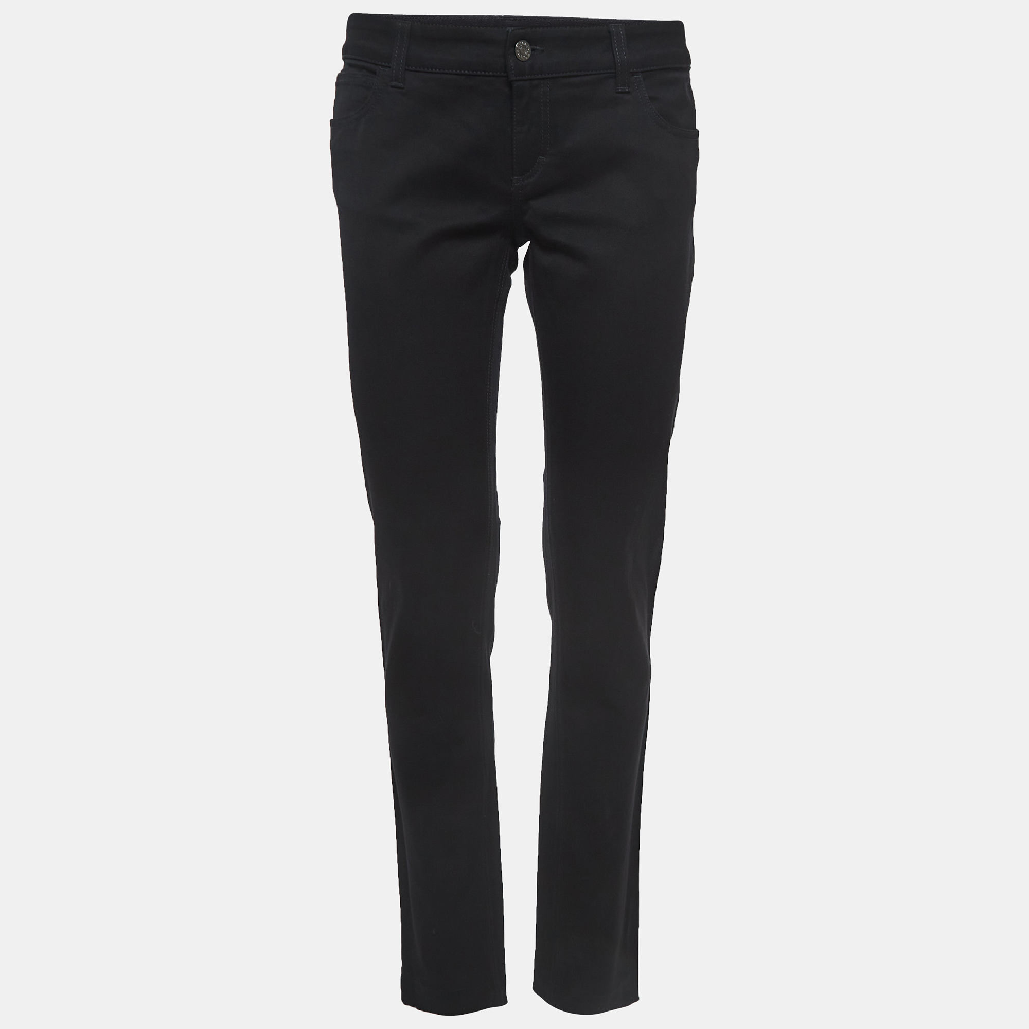 Gucci black gg studded denim jeans m waist 31"