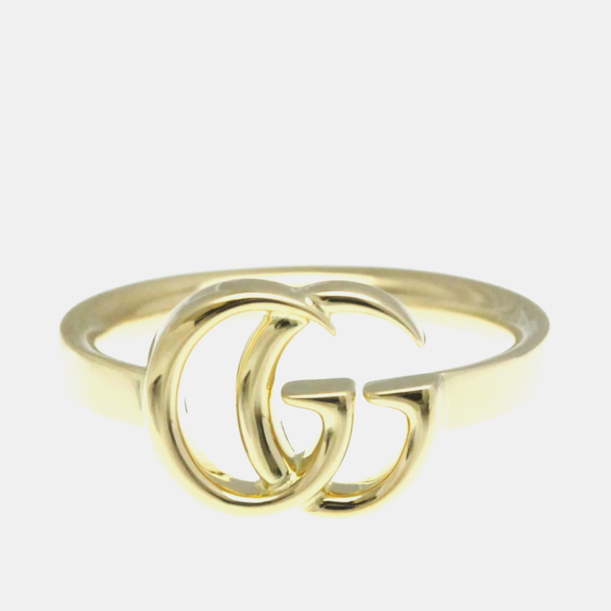 Double G Ring Gold 18K Fashion No Stone Band Ring Gold - Gucci - Modalova