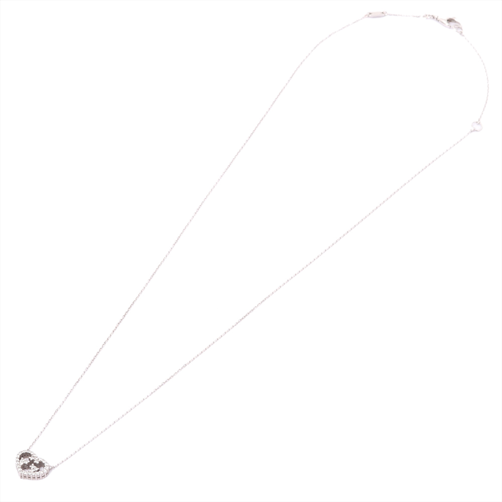 Gucci 18K White Gold Love Britt Diamond Pendant Necklace
Gucci 18K White Gold Love Britt Diamond Pendant Necklace