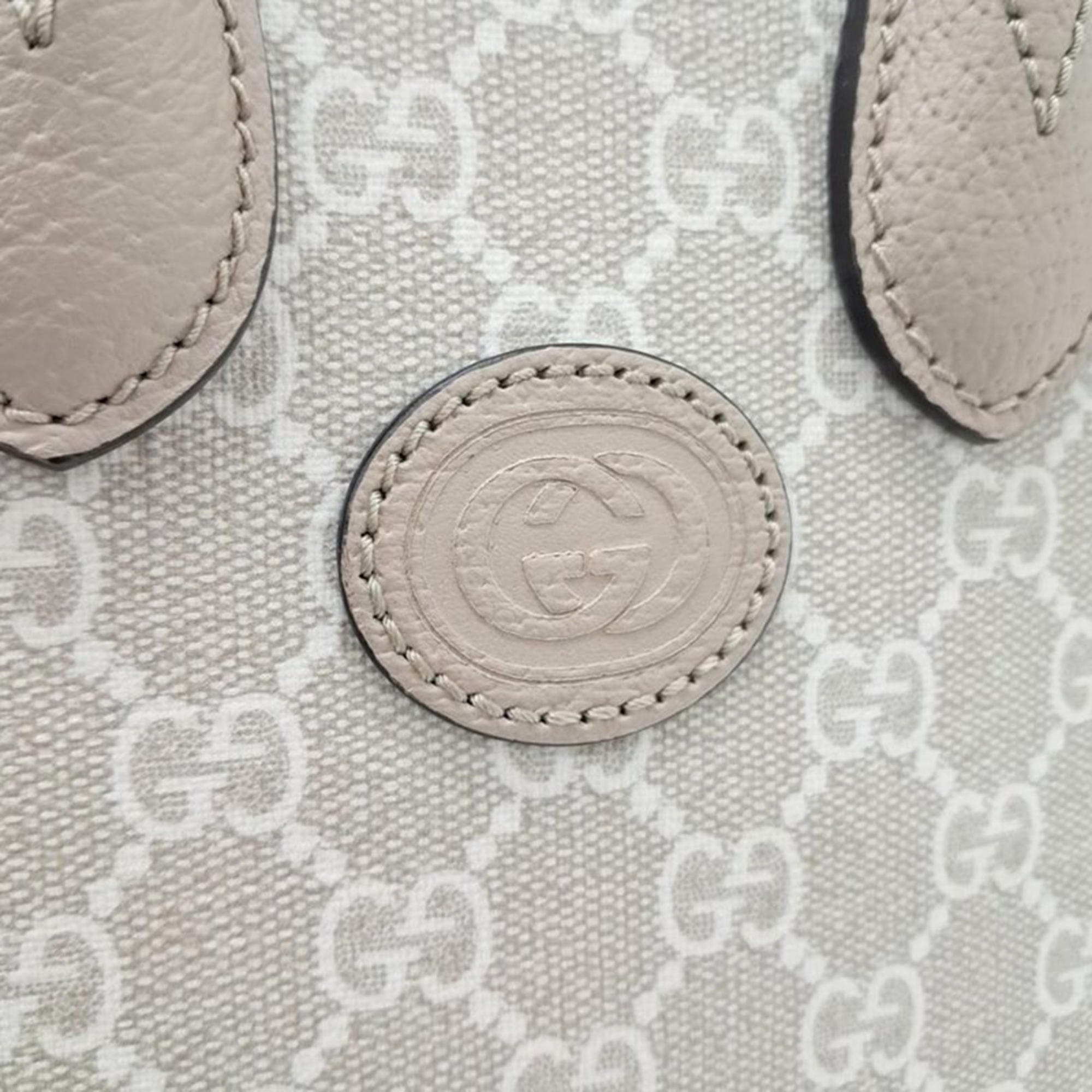 Gucci Beige Interlocking G Mini Tote Bag