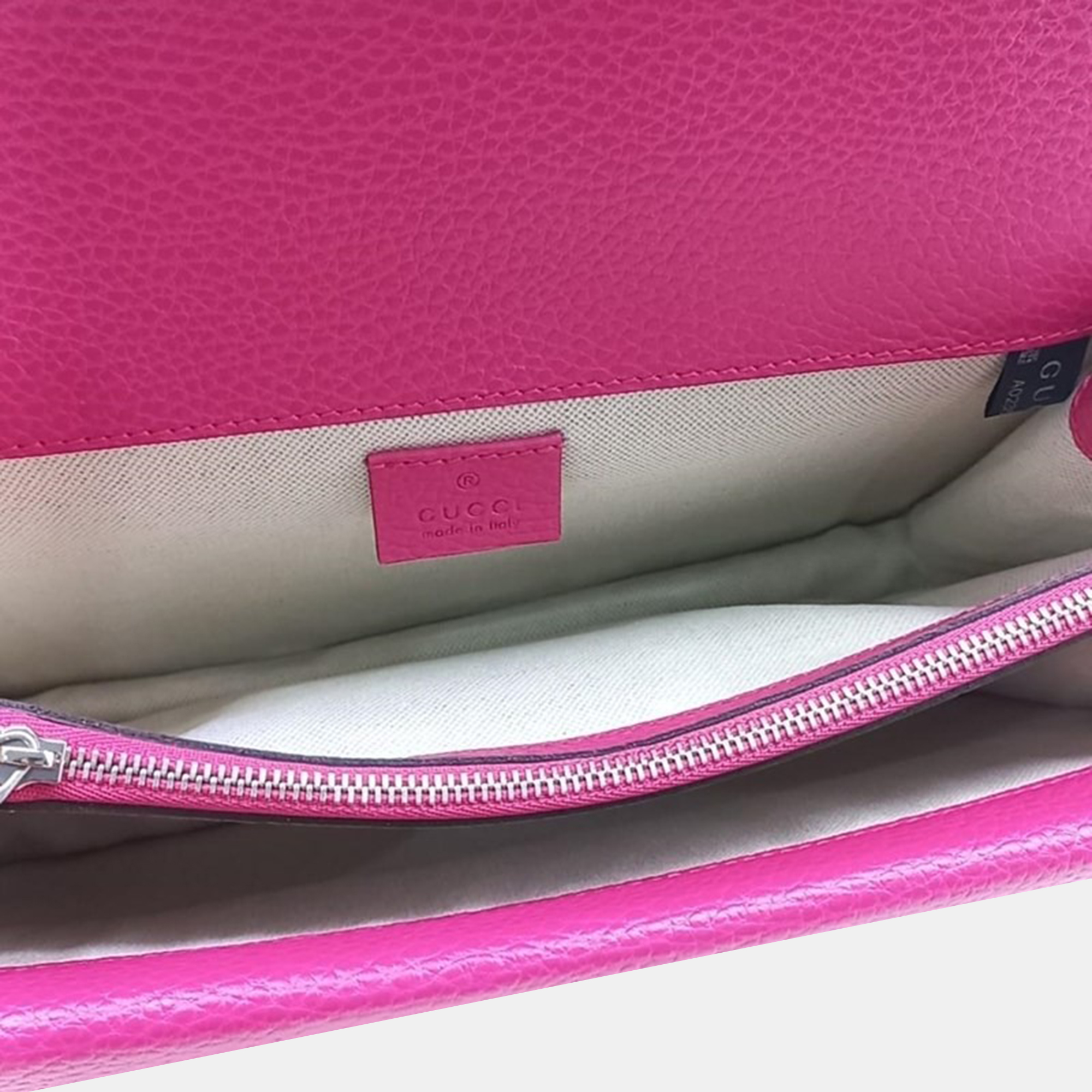 Gucci Pink Leather Dionysus Chain Shoulder Bag