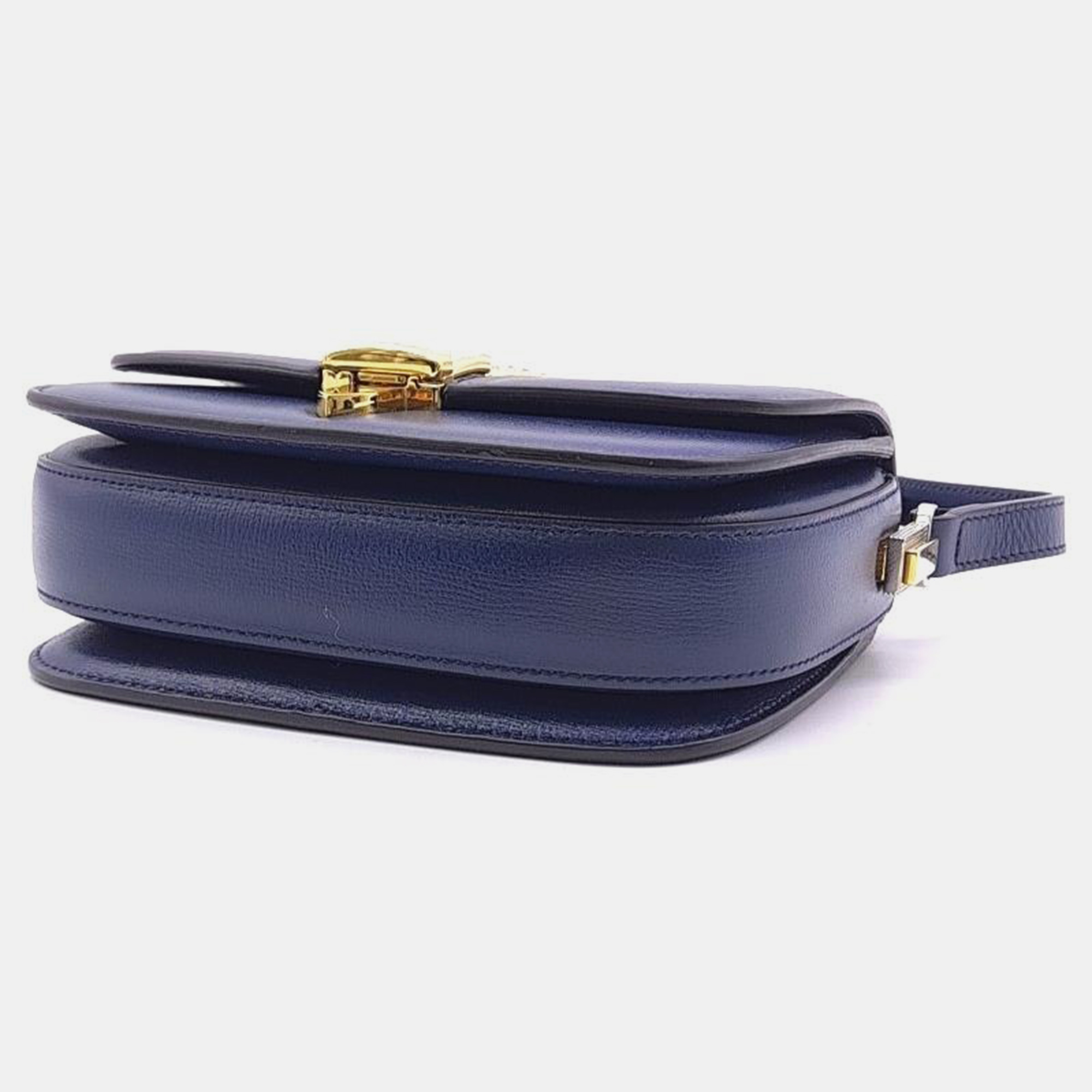 Gucci Navy Blue Sylvie Mini Shoulder Bag