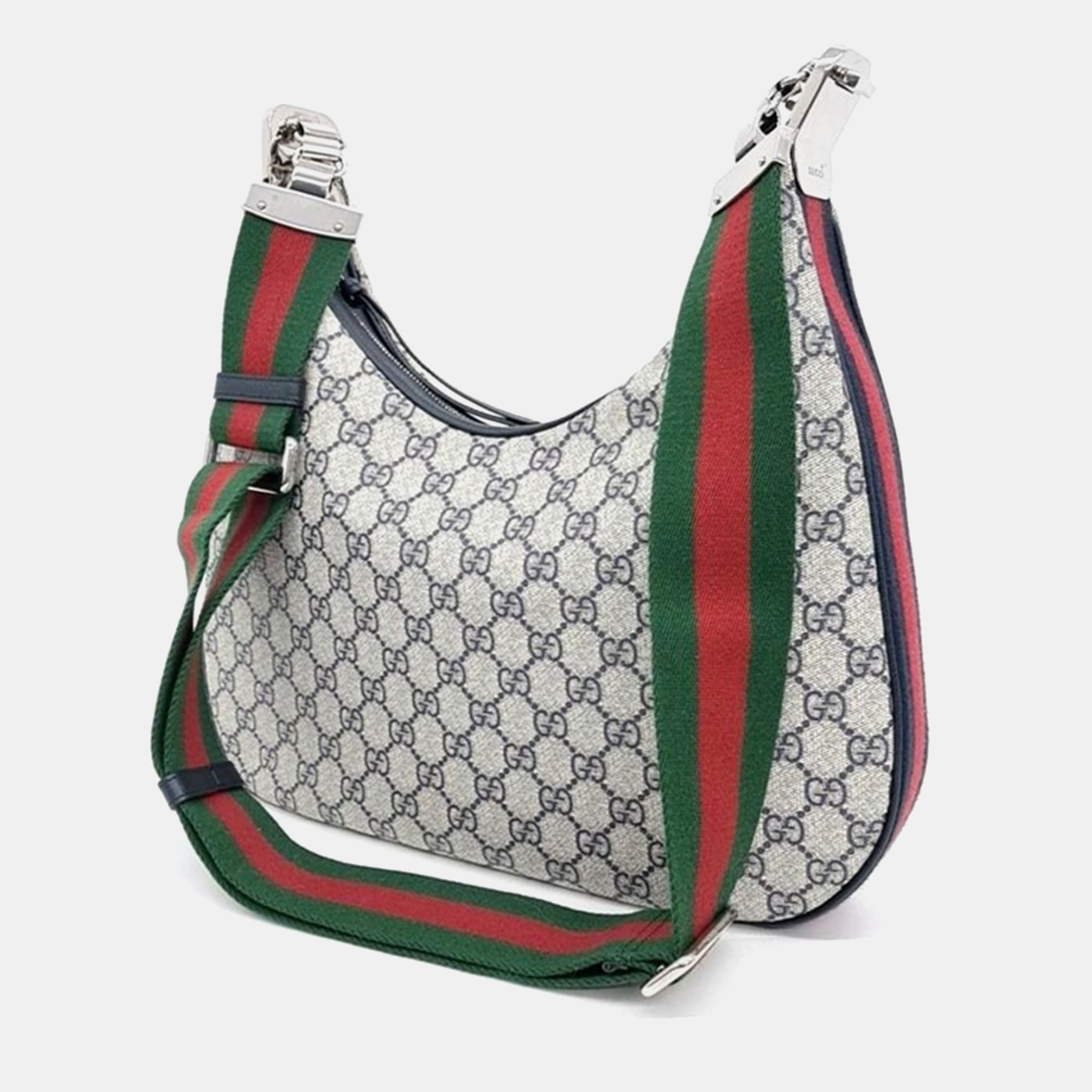 Gucci GG Supreme Large Attache Shoulder Bag