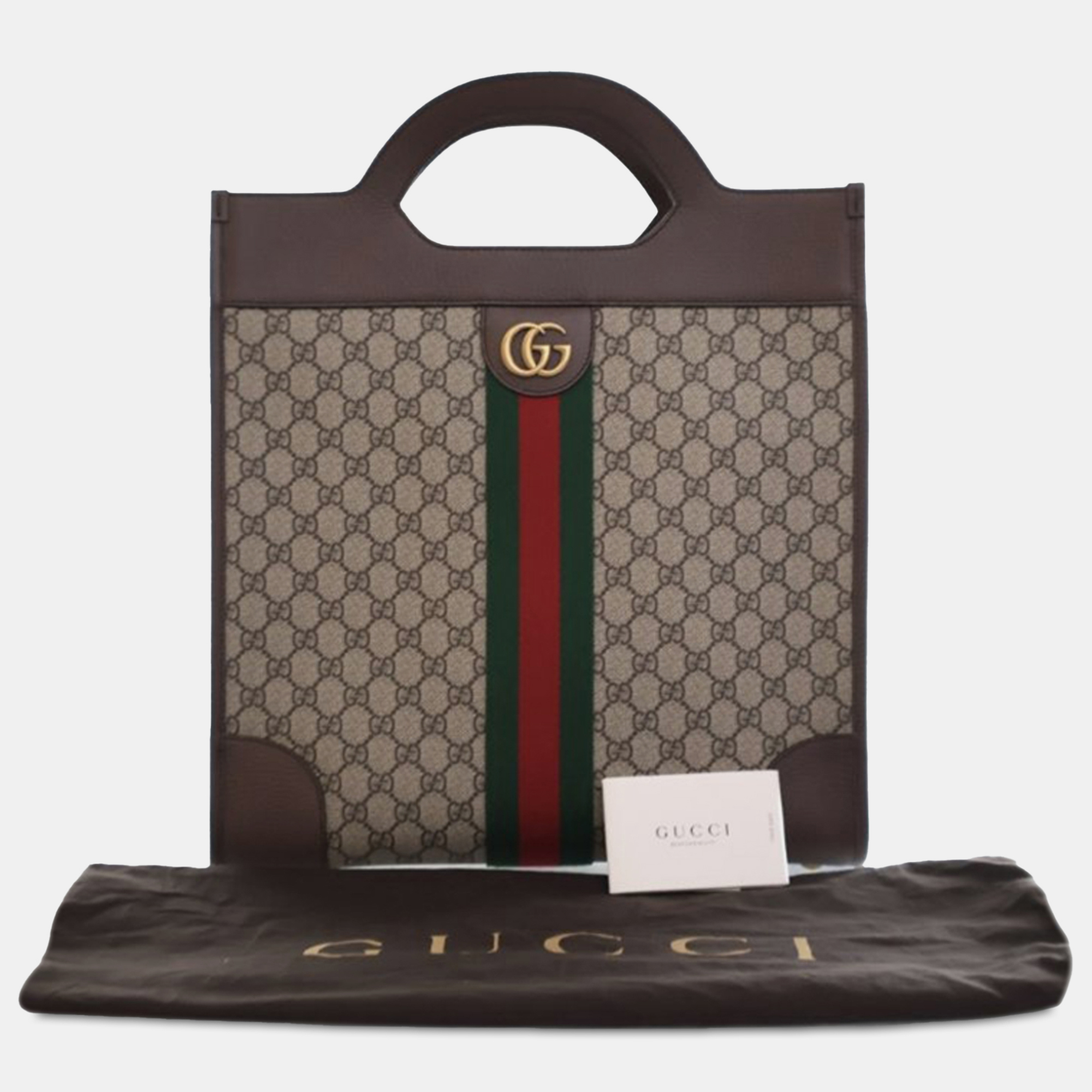 Gucci GG Supreme Ophidia Vertical Tote Bag