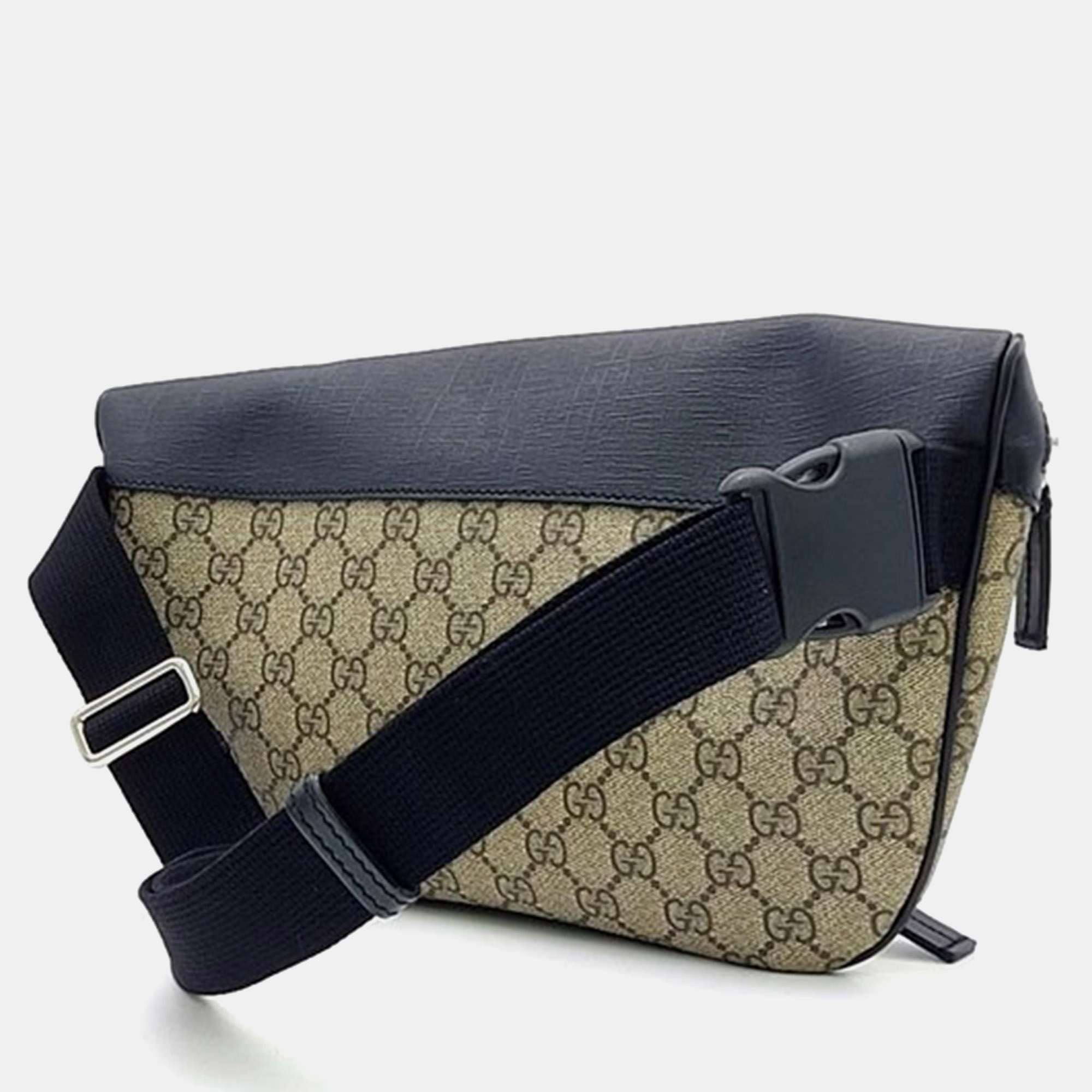 Gucci Beige & Black Belt Bag