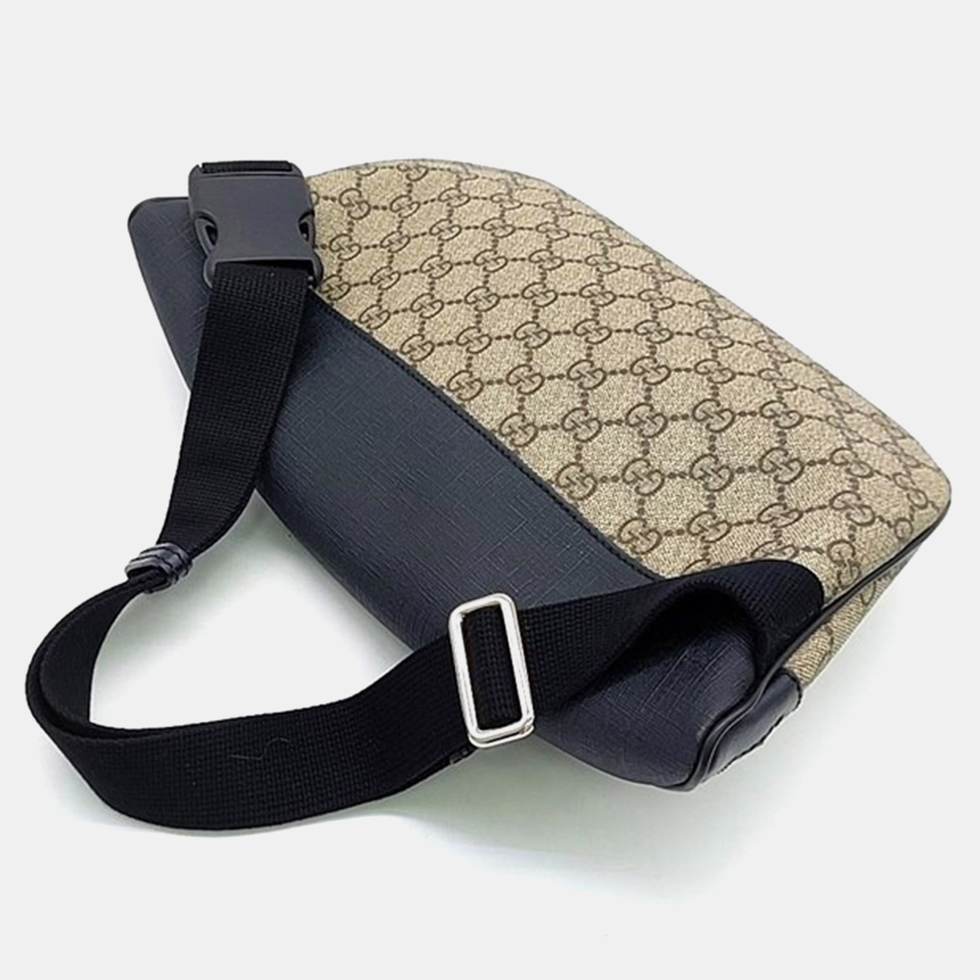 Gucci Beige & Black Belt Bag