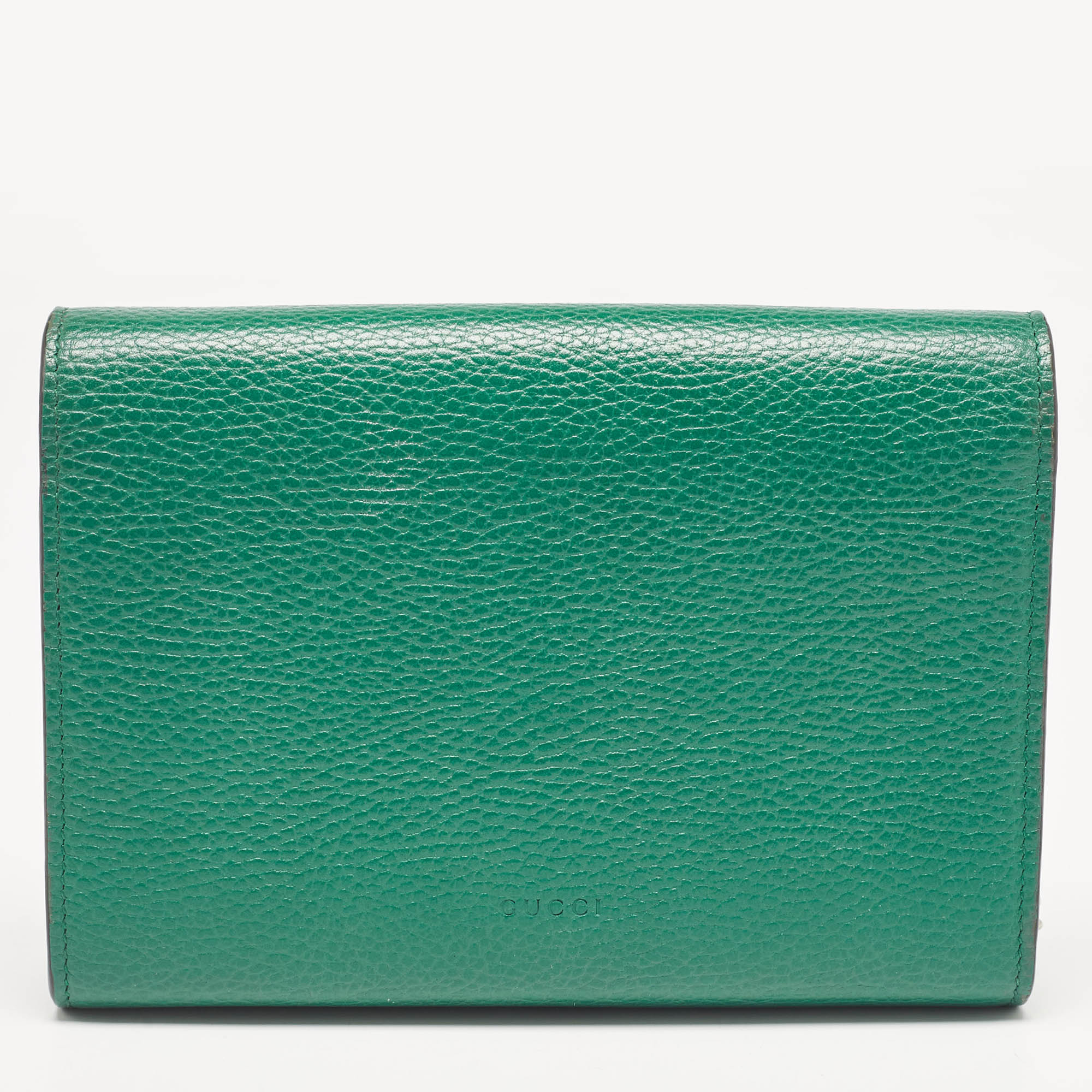 Gucci Green Leather Dionysus Wallet On Chain