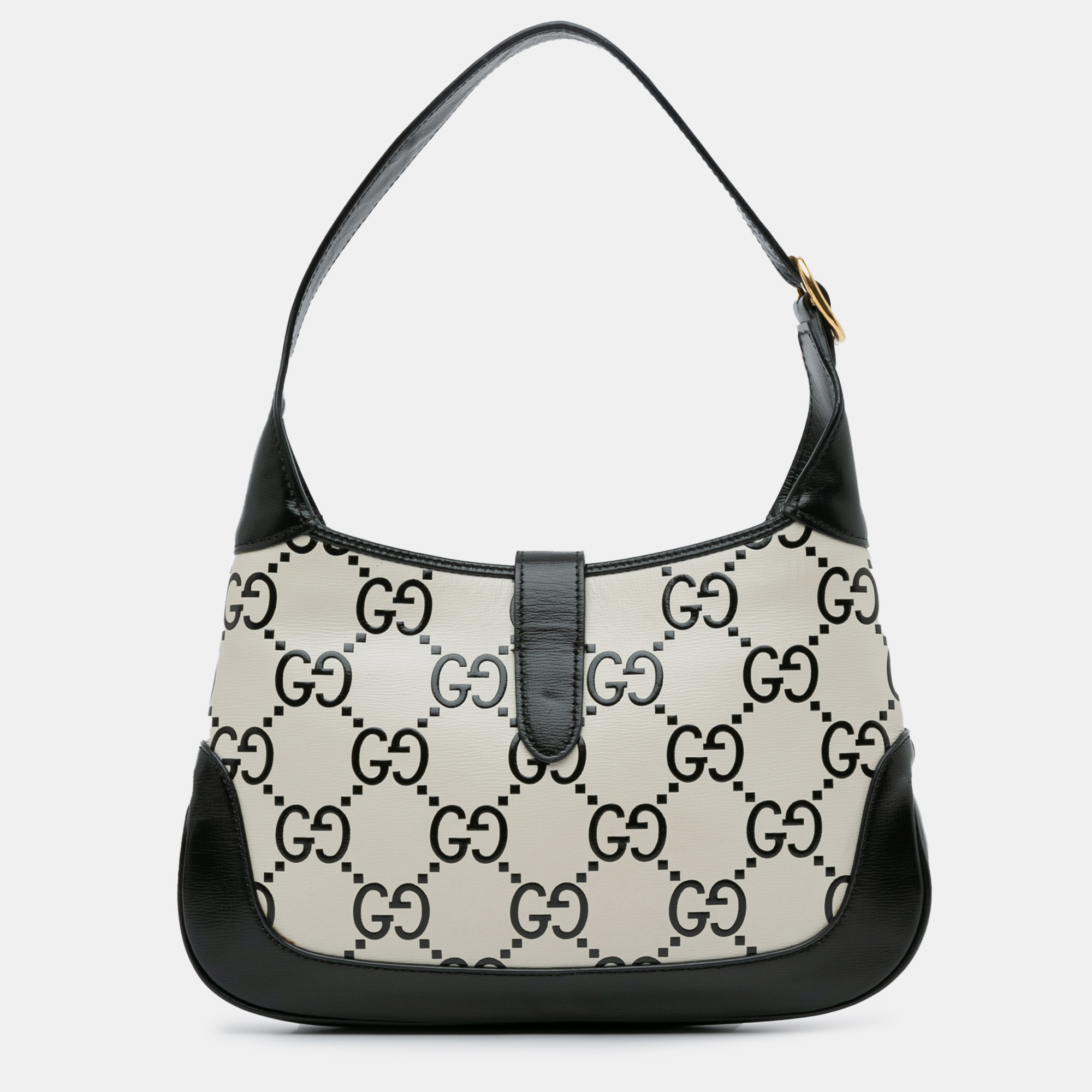 Gucci Small GG Print Leather Jackie 1961