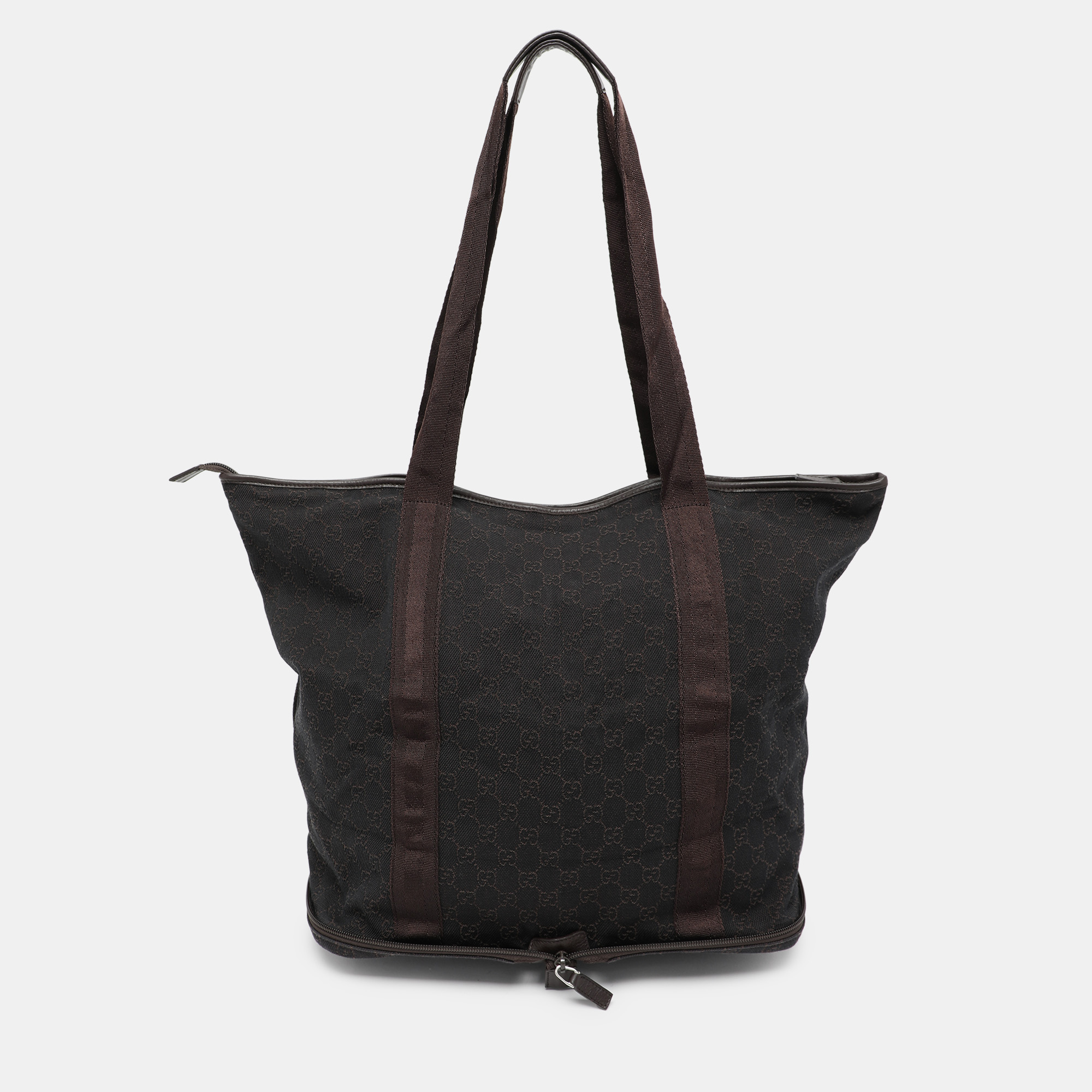 Gucci Brown GG Canvas Traveller Tote