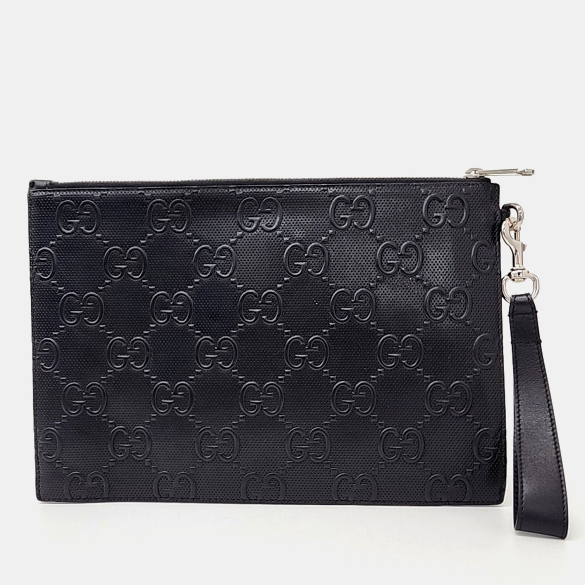 Gucci GG Emboss Clutch Bag