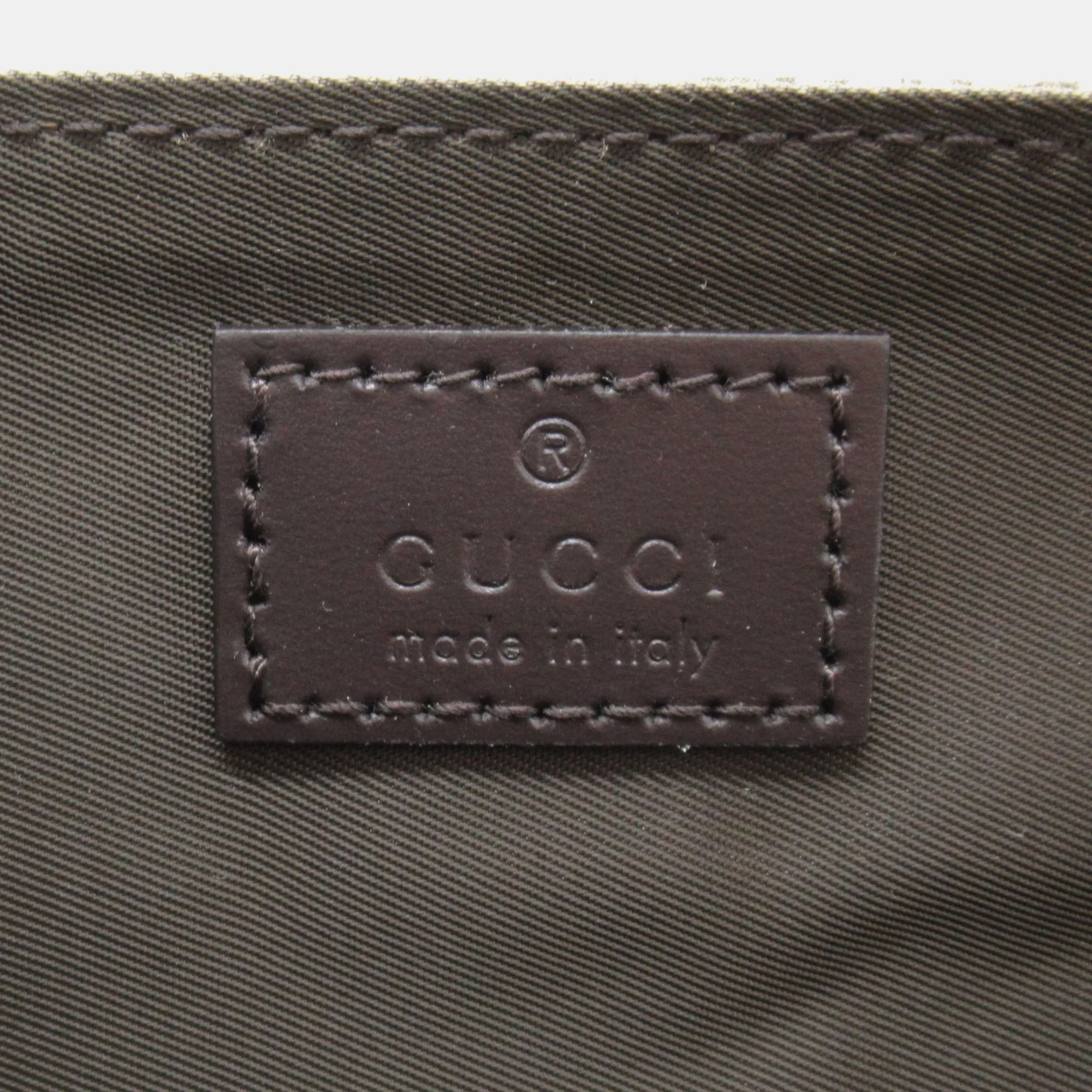 Gucci Beige Canvas GG Bag