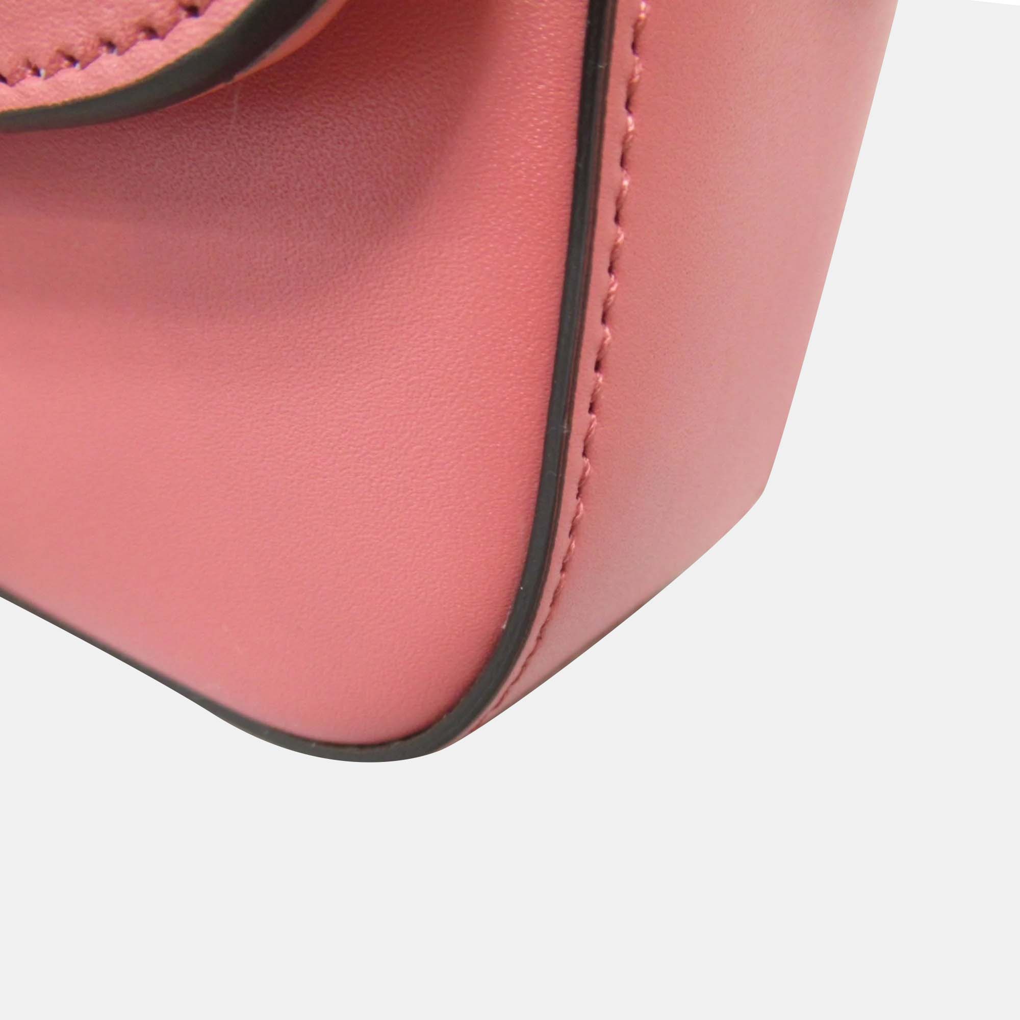 Gucci Pink Leather Mini Shoulder Bag