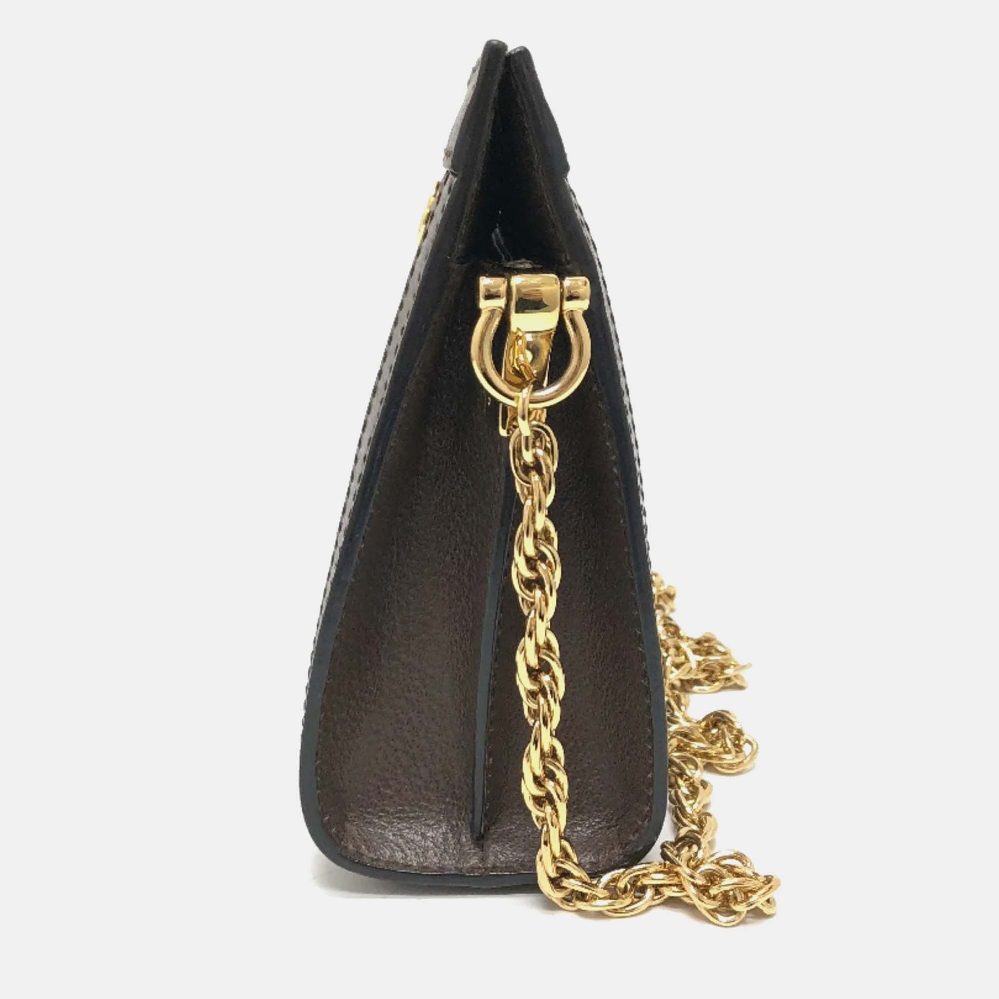 Gucci Brown Chain Bag Shoulder Bag