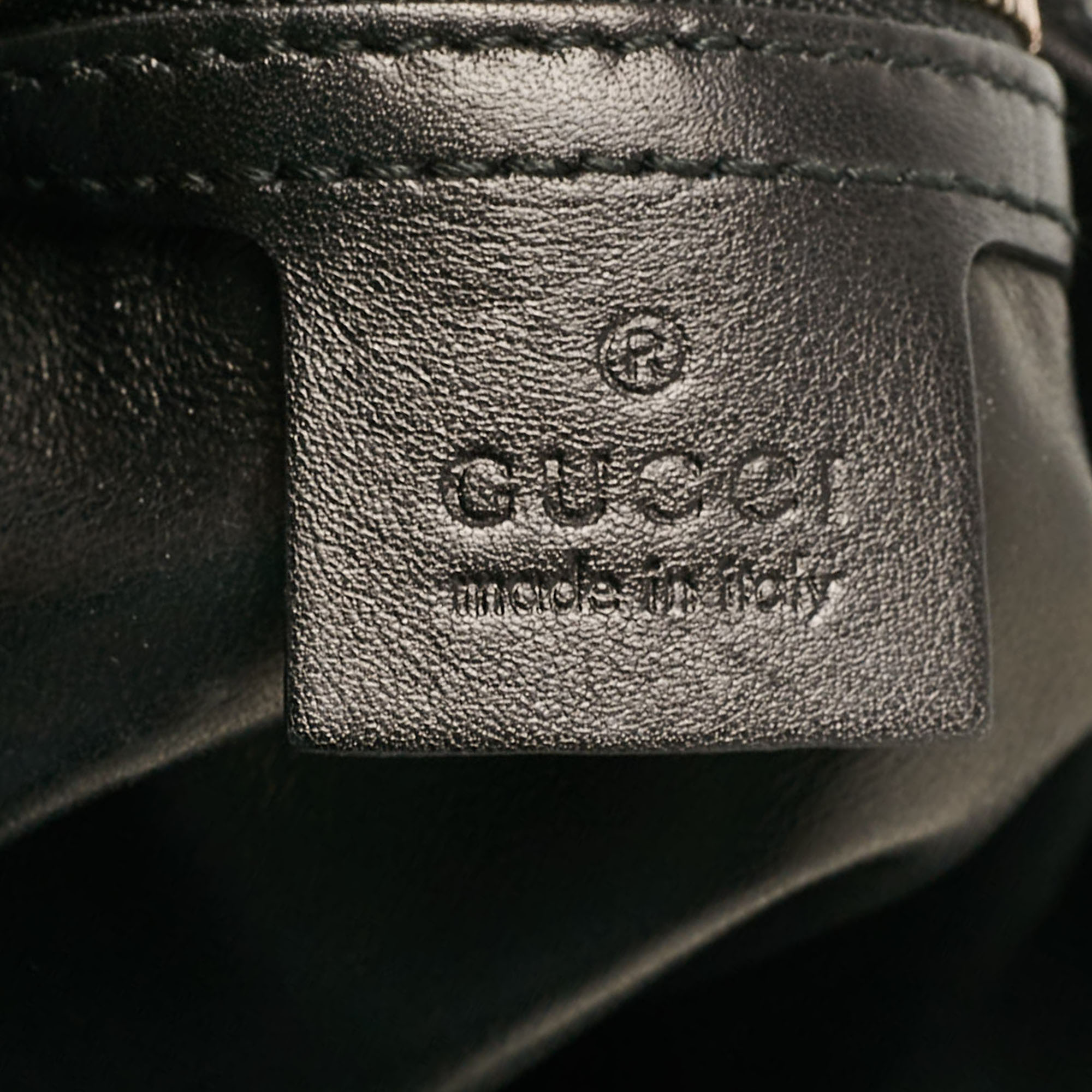 Gucci Black Python Large 1970 Shoulder Bag