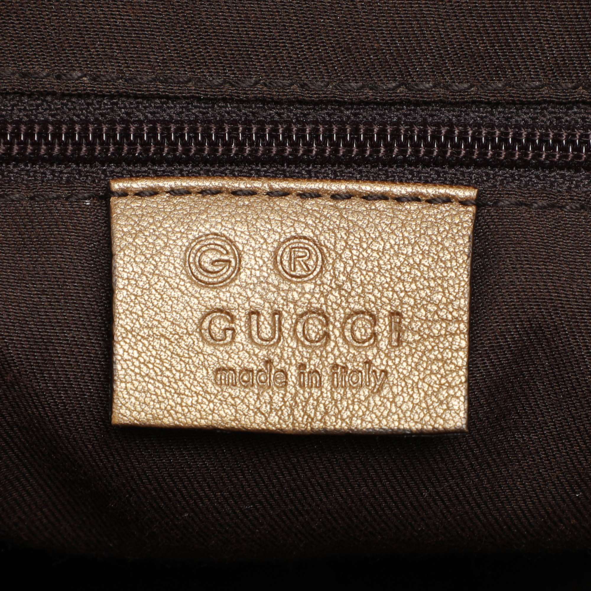 Gucci Beige Guccissima Leather Messenger Bag