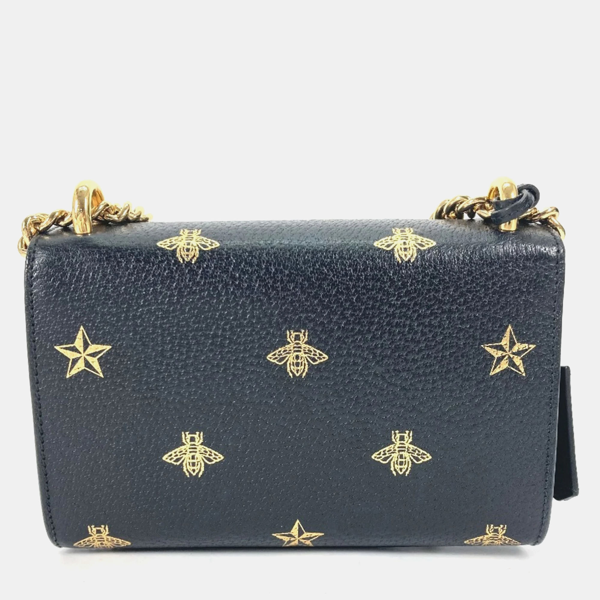 Gucci Black Gold Crossbody Bag