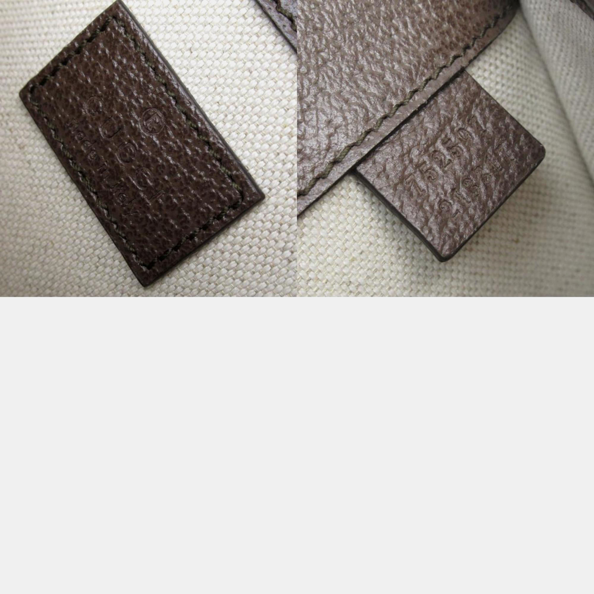 Gucci Beige Brown GG Supreme Body Bag