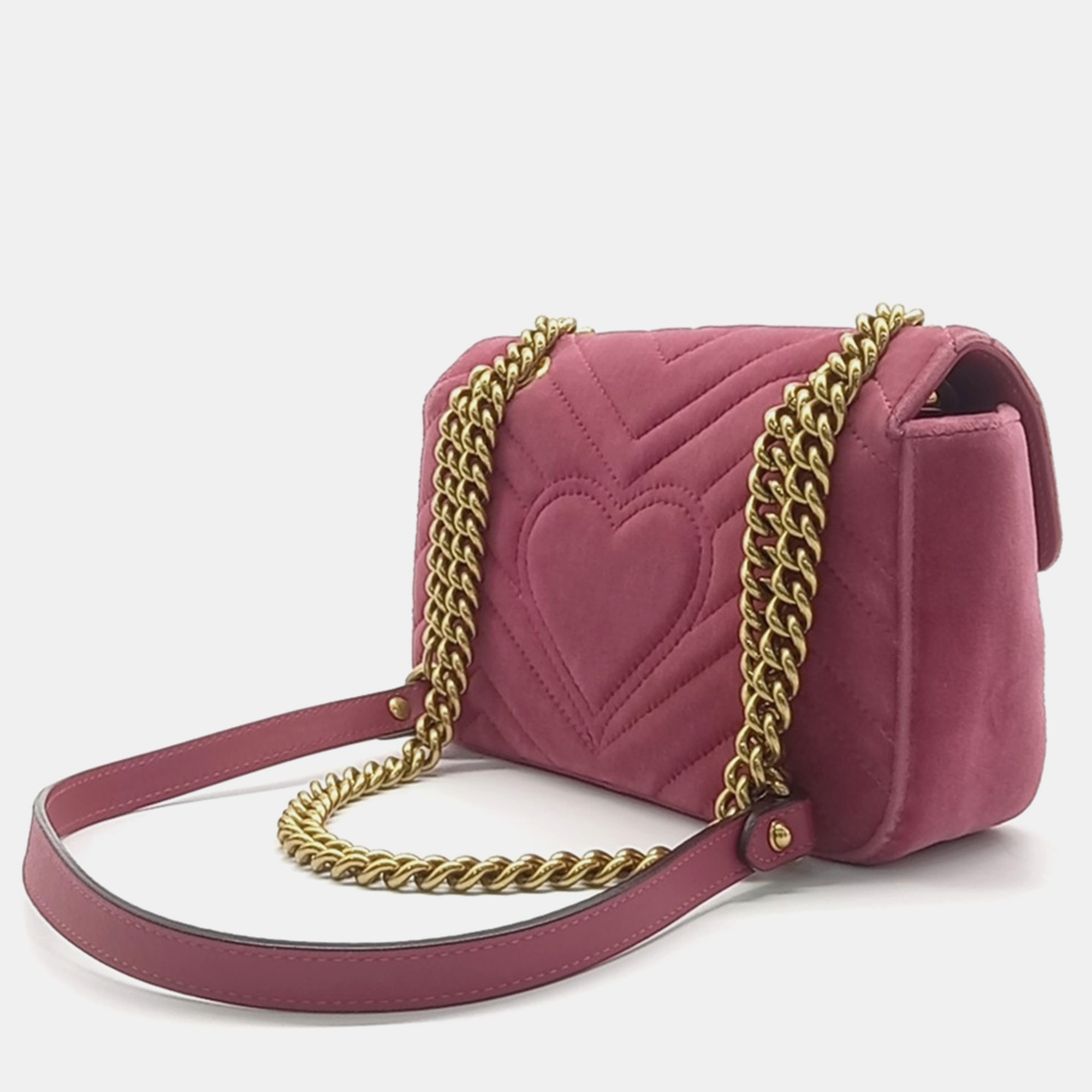 Gucci Velvet Matrace Mini Shoulder Bag