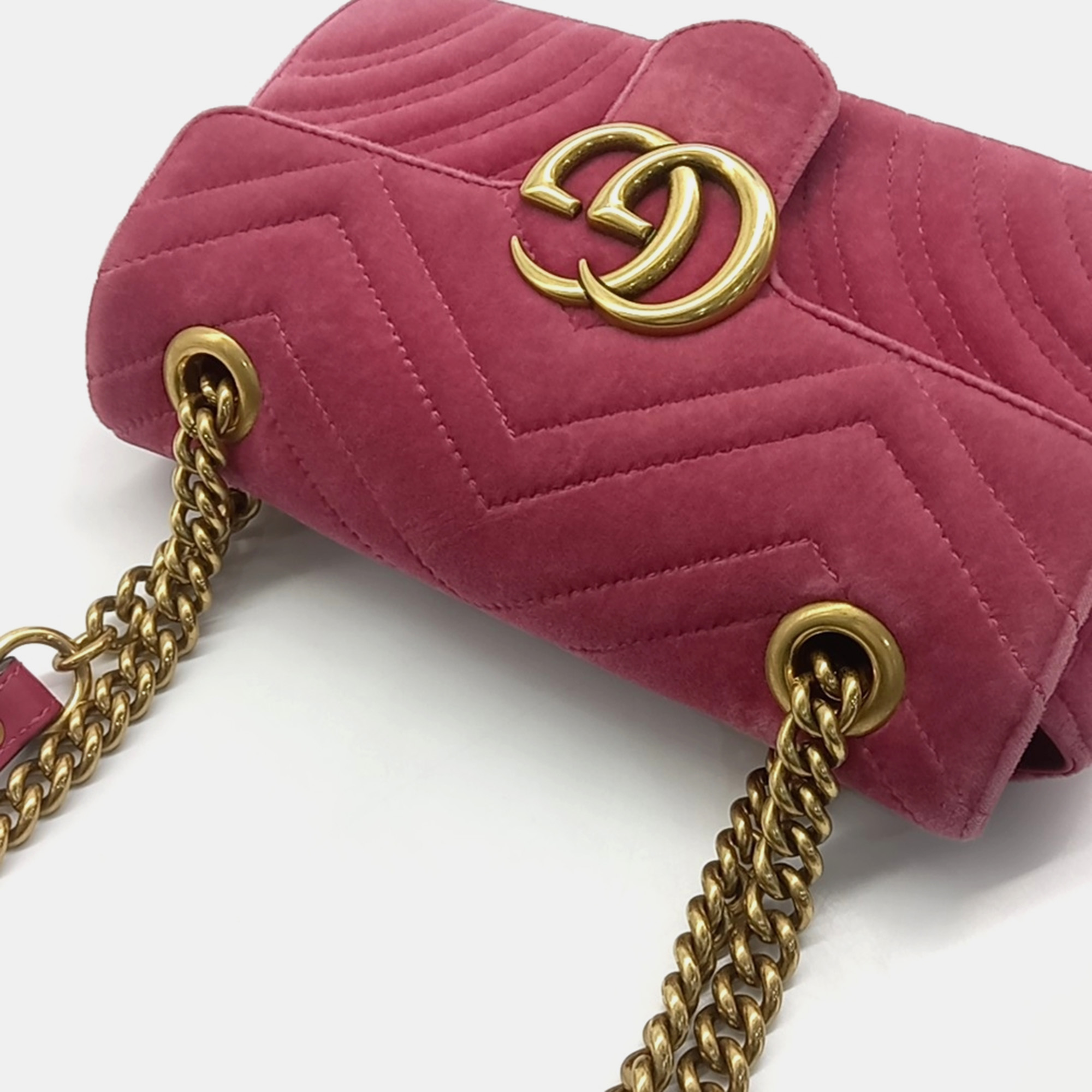 Gucci Velvet Matrace Mini Shoulder Bag