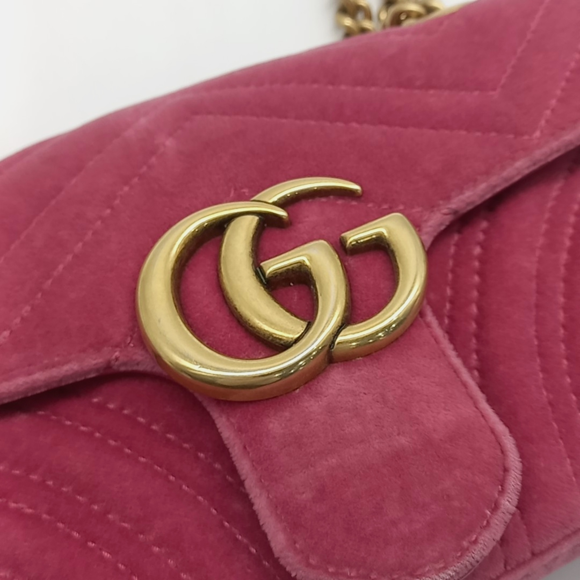 Gucci Velvet Matrace Mini Shoulder Bag