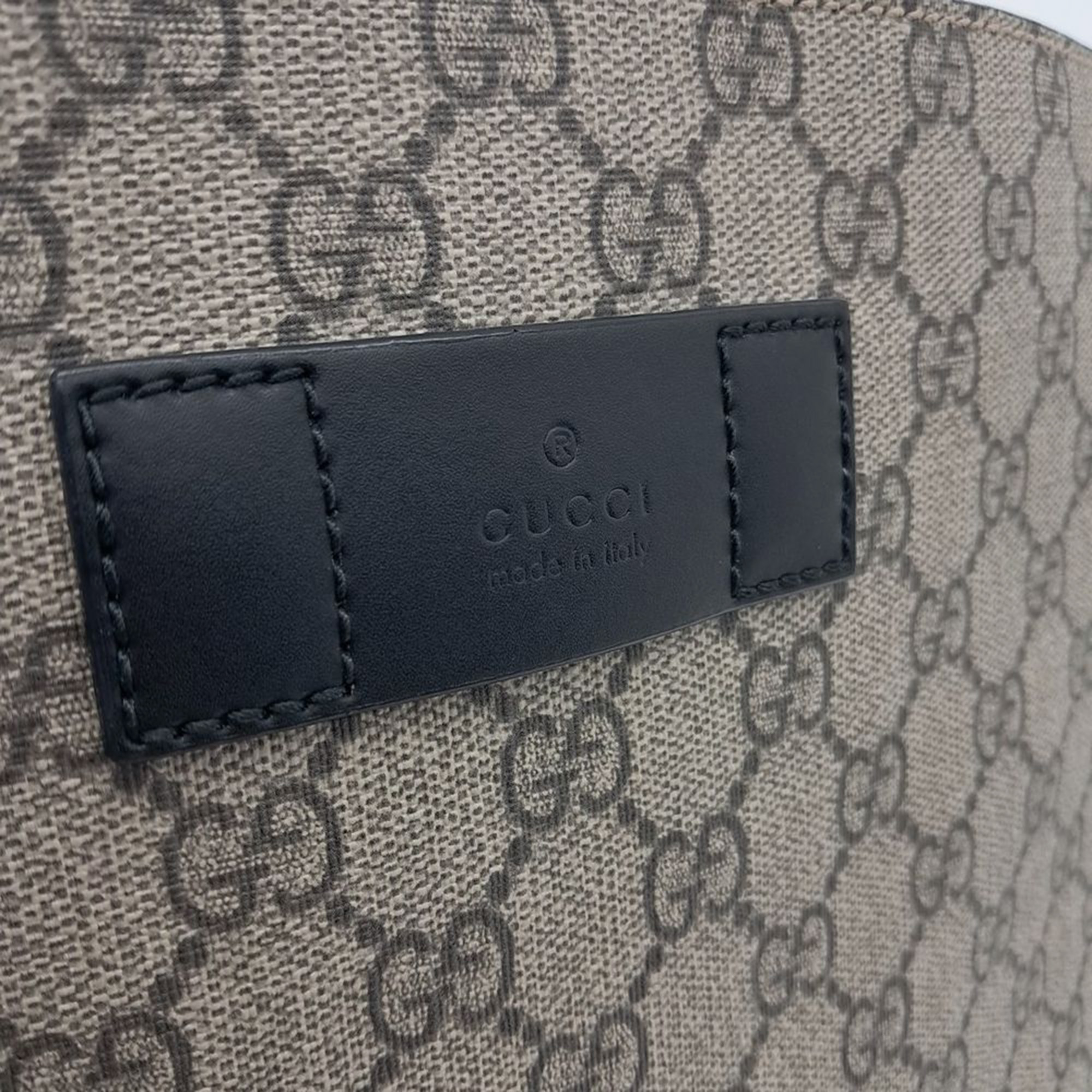 Gucci Supreme PVC Tote And Shoulder Bag