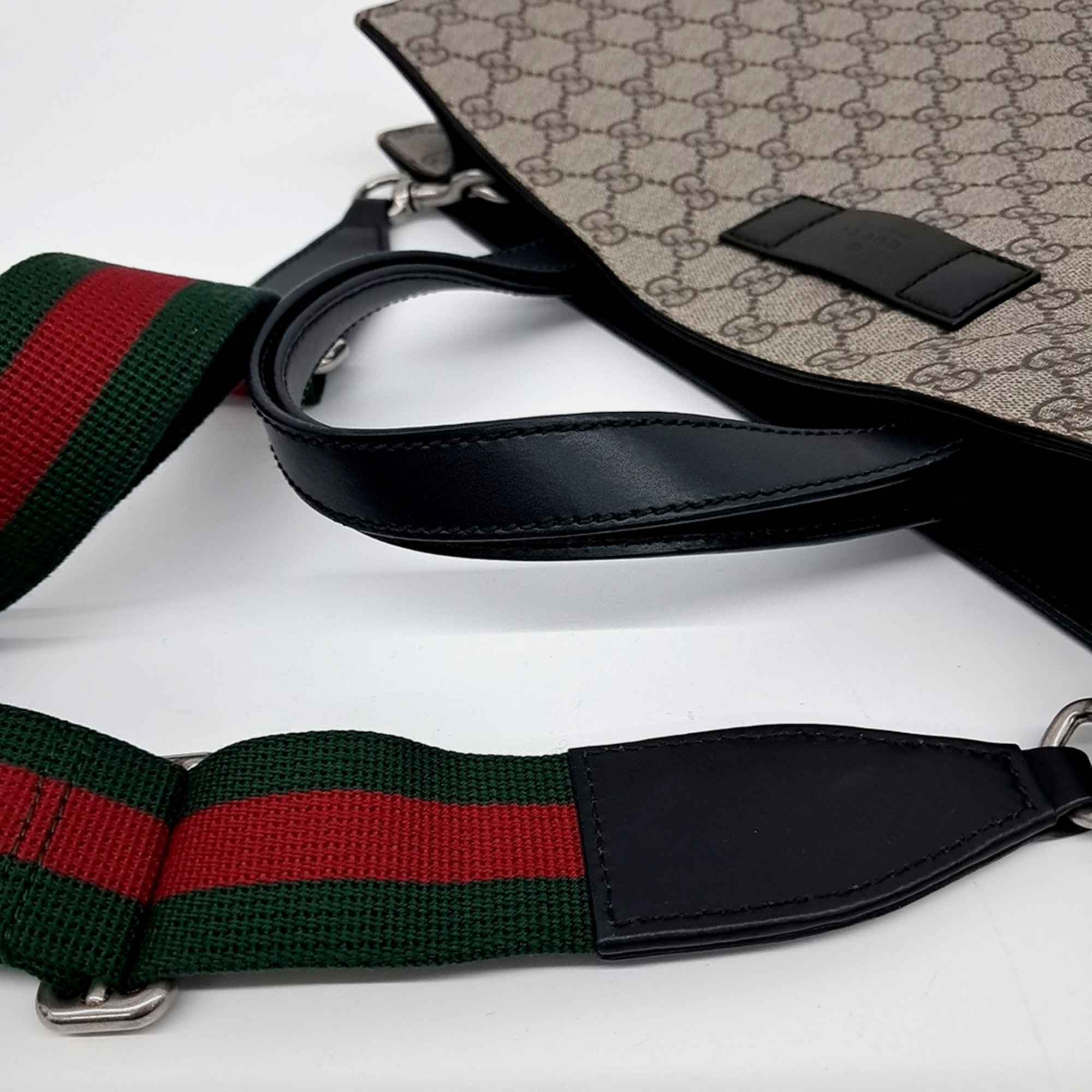 Gucci Supreme PVC Tote And Shoulder Bag