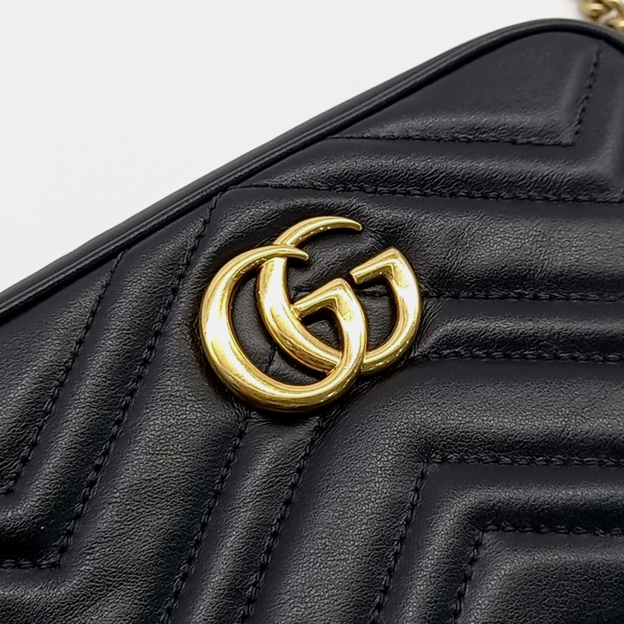 Gucci Marmont Matelasse Mini Crossbody Bag