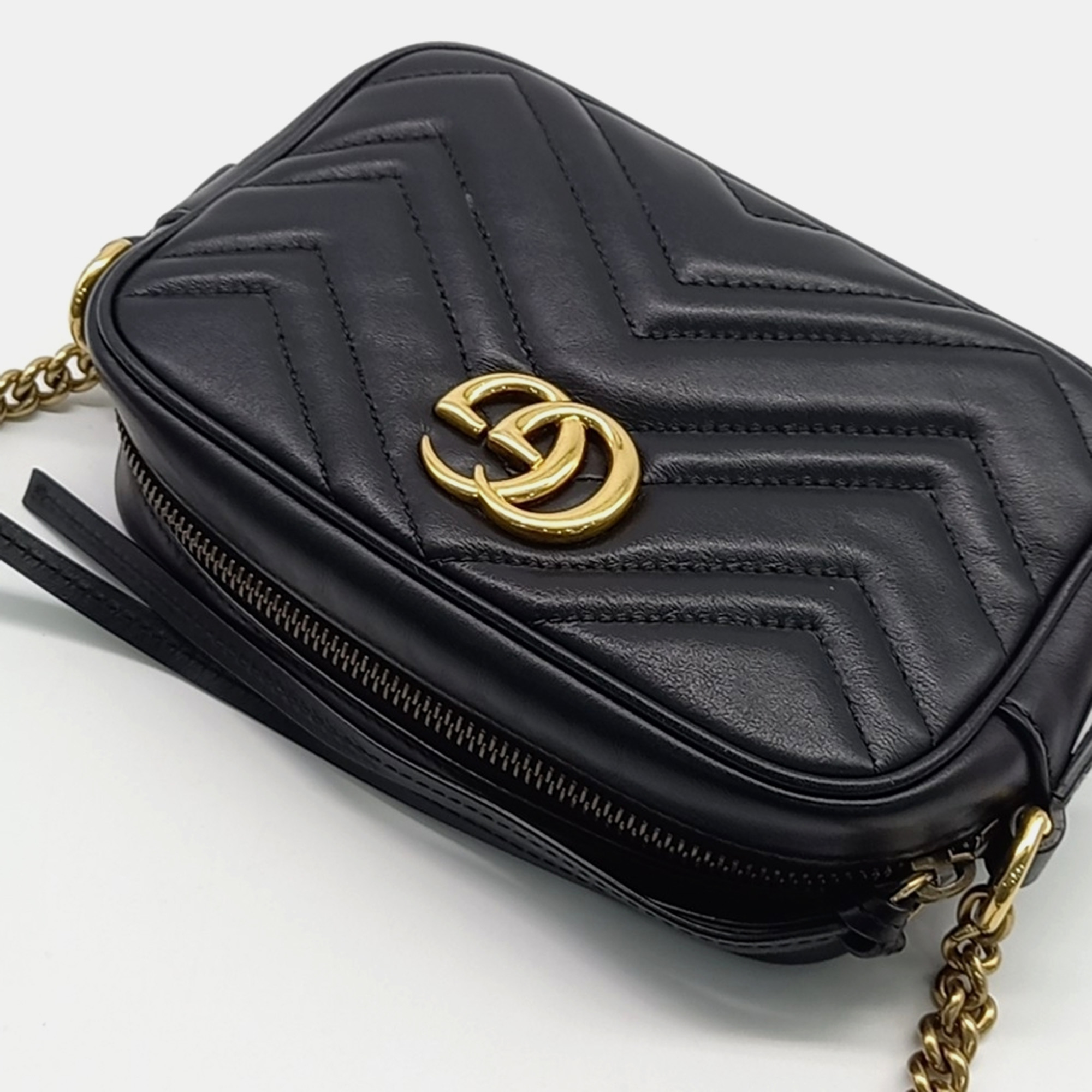 Gucci Marmont Matelasse Mini Crossbody Bag