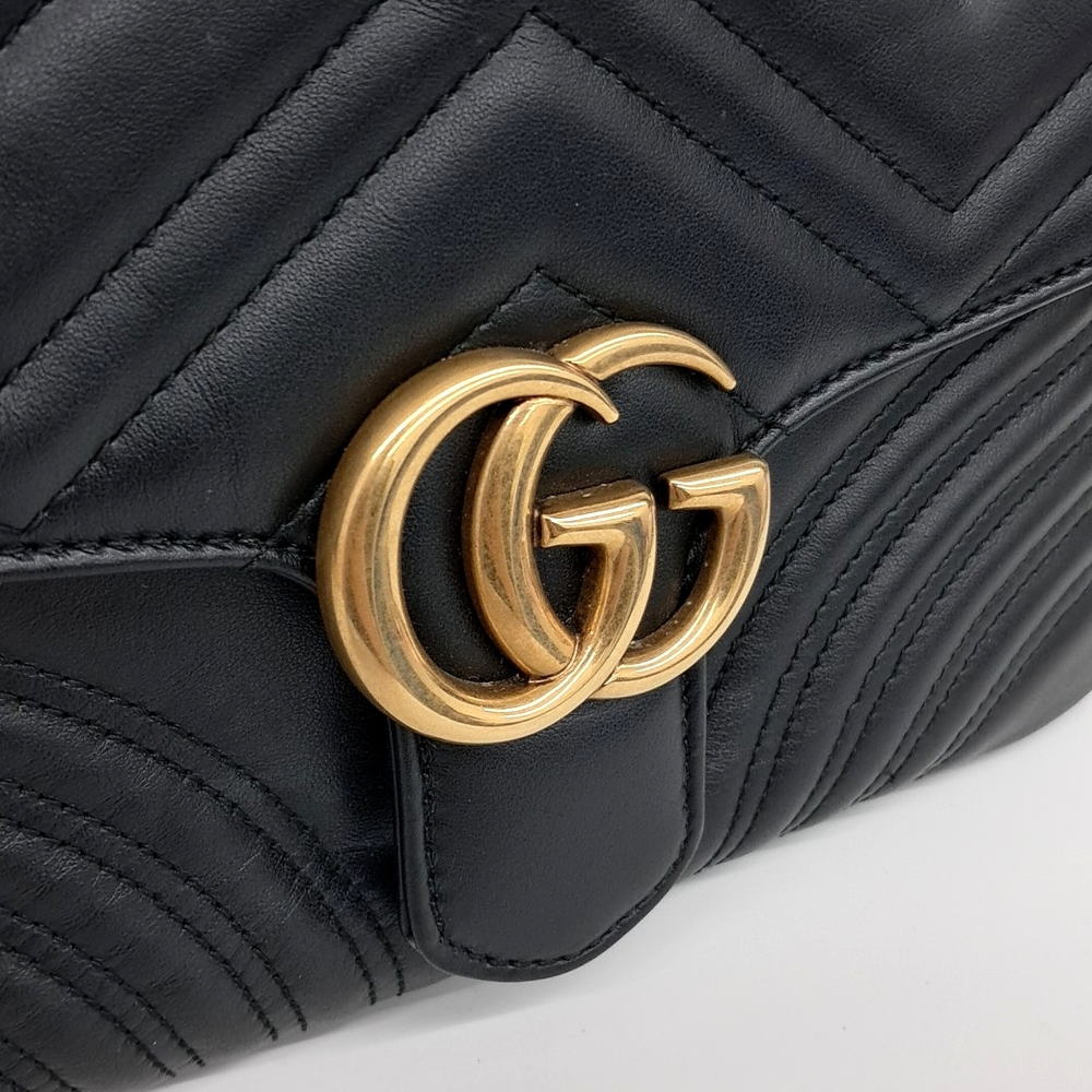 Gucci Matelasse Marmont Top Handle Bag