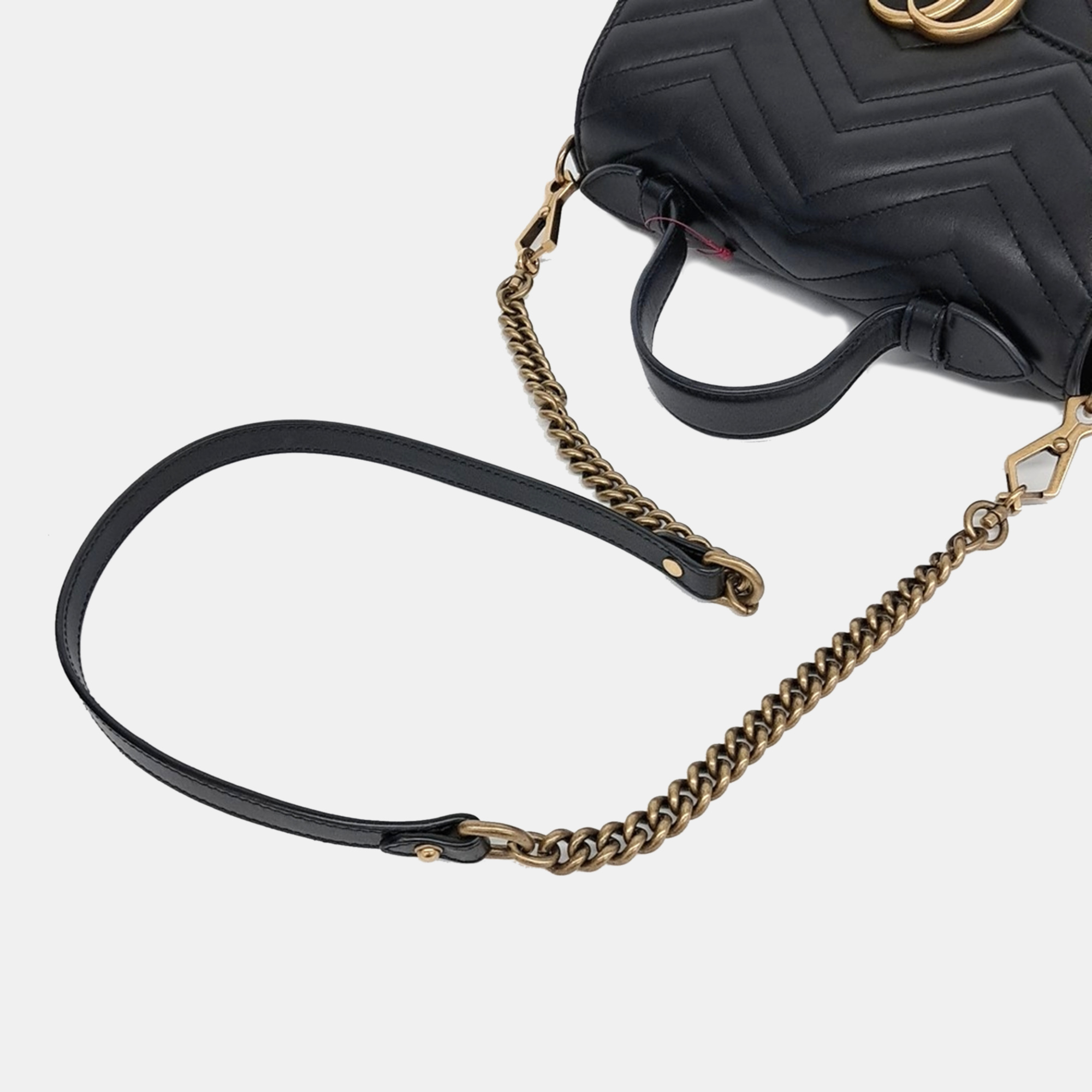 Gucci Matelasse Marmont Top Handle Bag