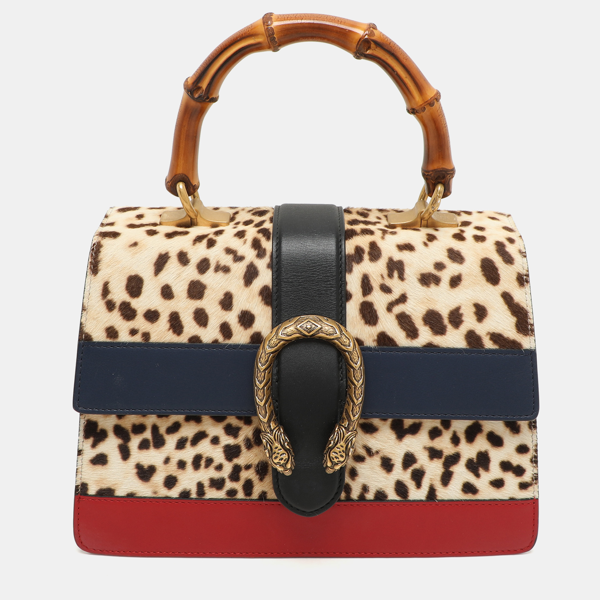 Gucci Multicolor Calf Hair and Leather Medium Dionysus Bamboo Top Handle Bag
Gucci Multicolor Calf Hair and Leather Medium Dionysus Bamboo Top Handle Bag