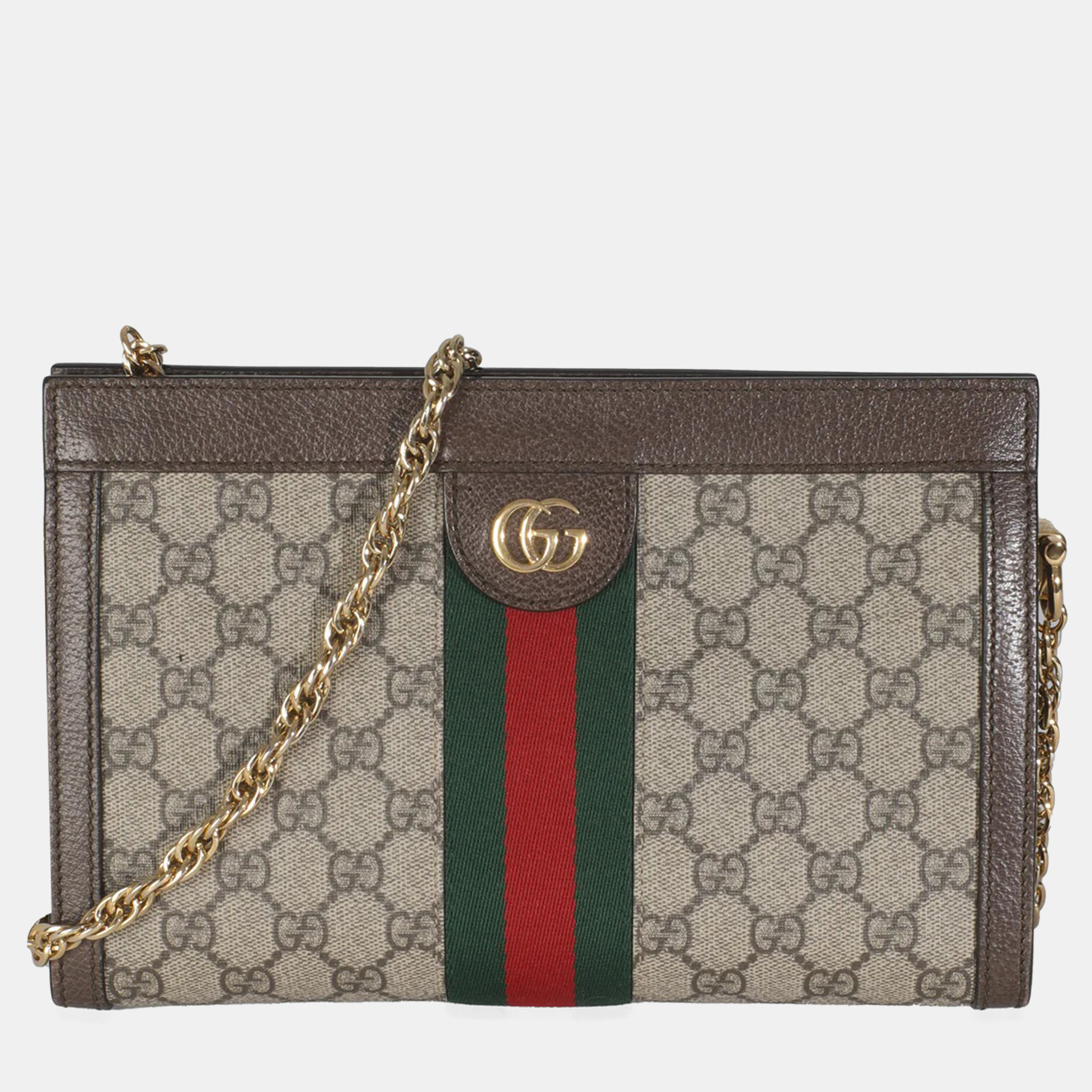 Gucci Beige GG Supreme Monogram Web Small Ophidia Chain Shoulder Bag
Gucci Beige GG Supreme Monogram Web Small Ophidia Chain Shoulder Bag