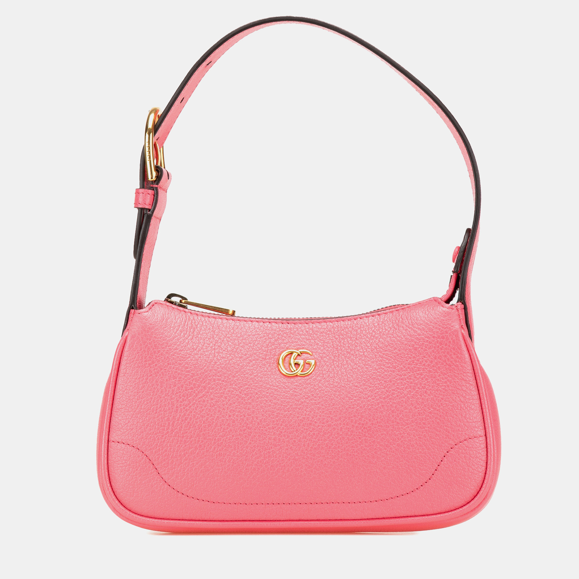 Gucci Pink Mini Leather Aphrodite Shoulder Bag