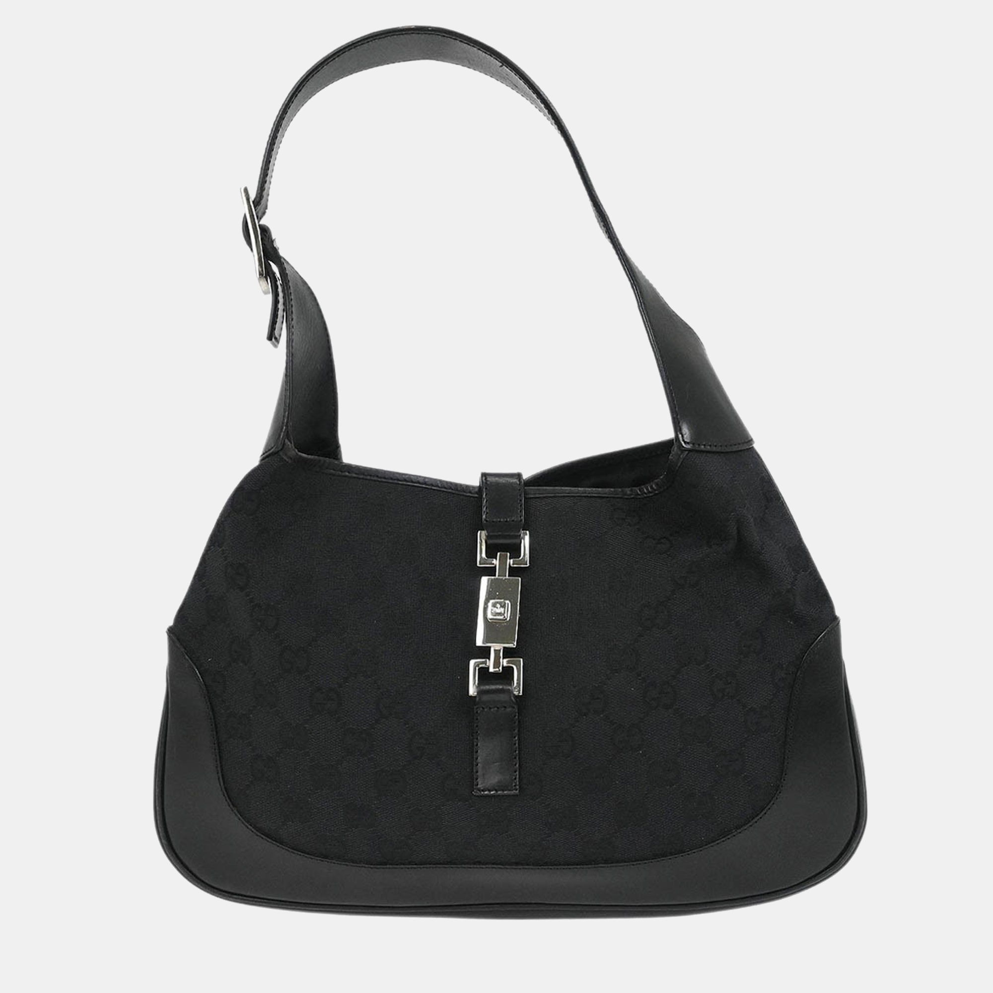 Gucci Black GG Jackie Hobo Handbag
Gucci Black GG Jackie Hobo Handbag
