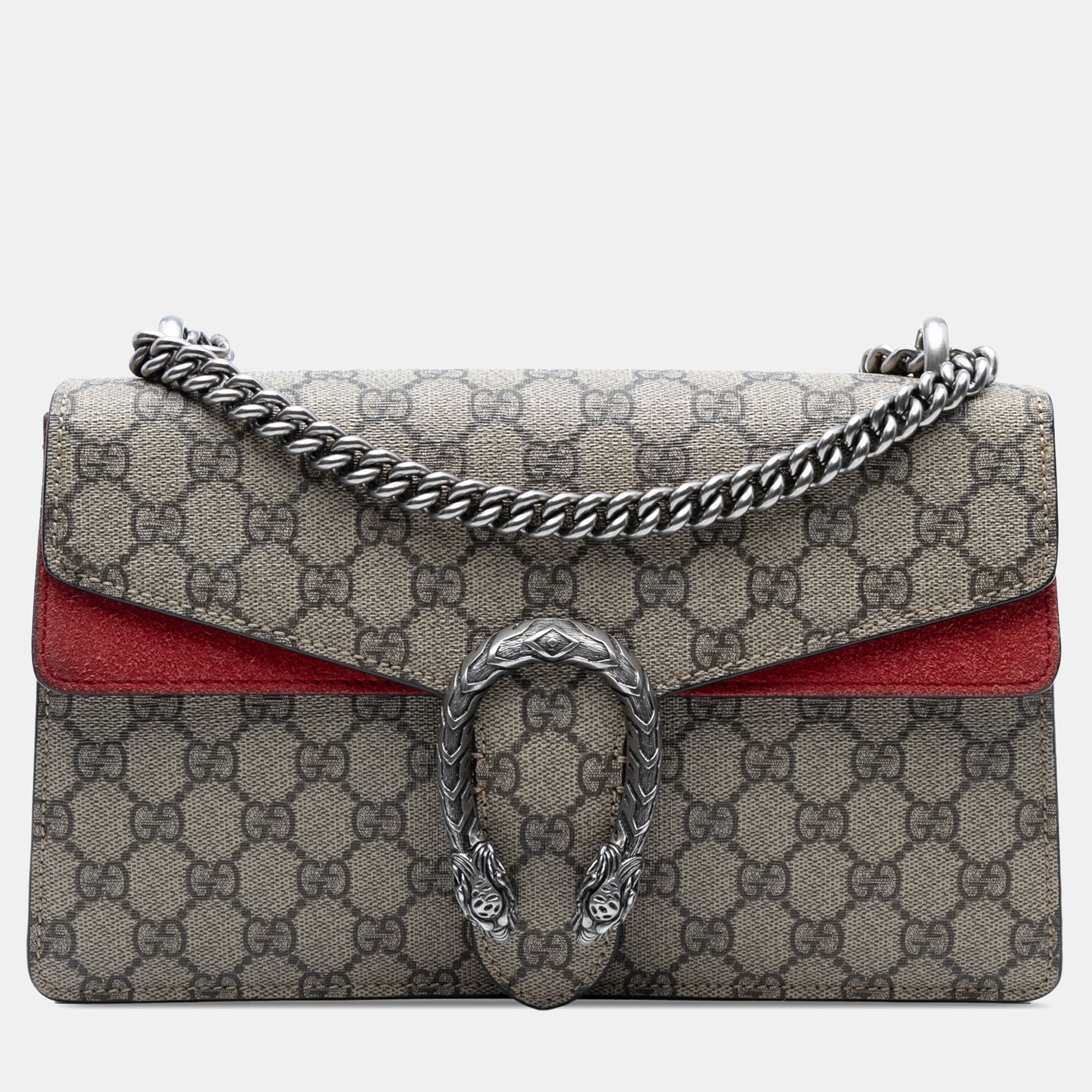 Gucci Beige Brown Medium GG Supreme Dionysus Shoulder Bag
Gucci Beige Brown Medium GG Supreme Dionysus Shoulder Bag