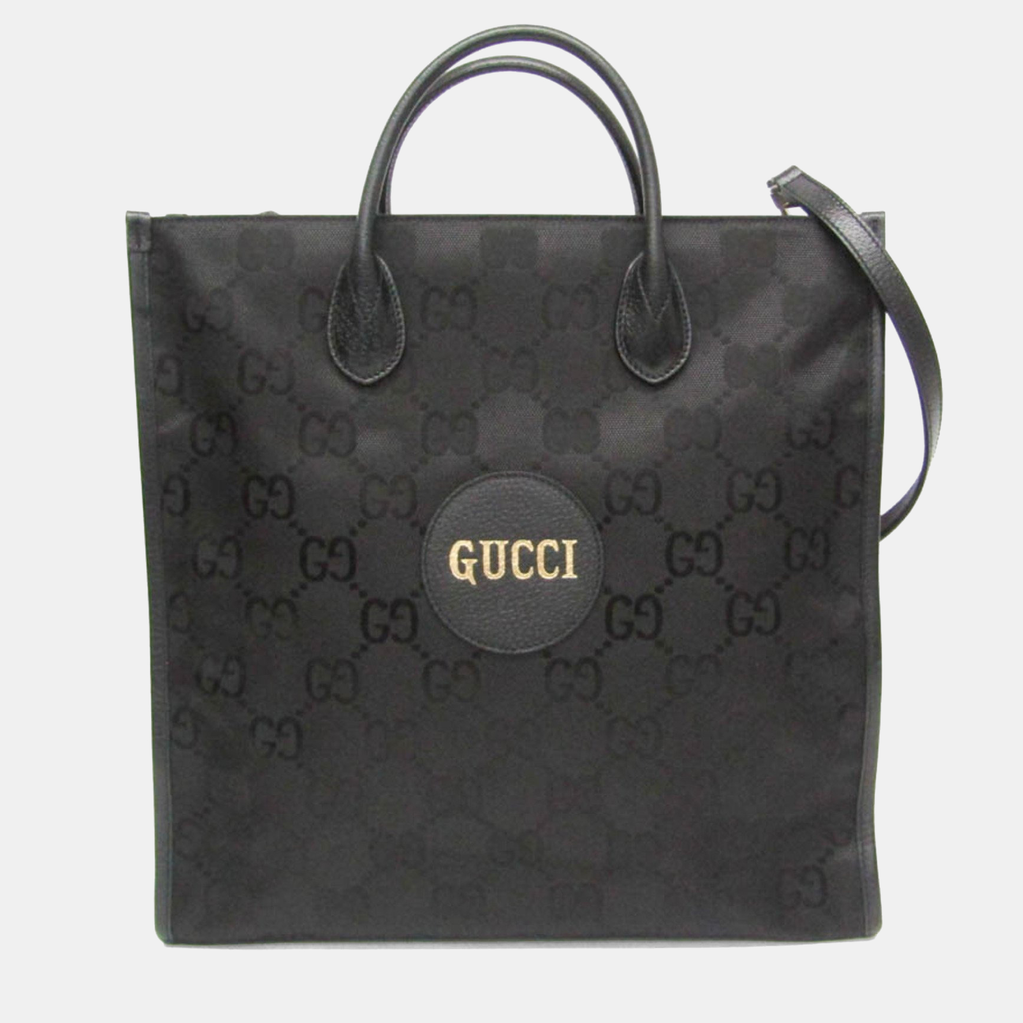 Gucci Off The Grid GG Nylon Canvas Leather Handbag Black
Gucci Off The Grid GG Nylon Canvas Leather Handbag Black