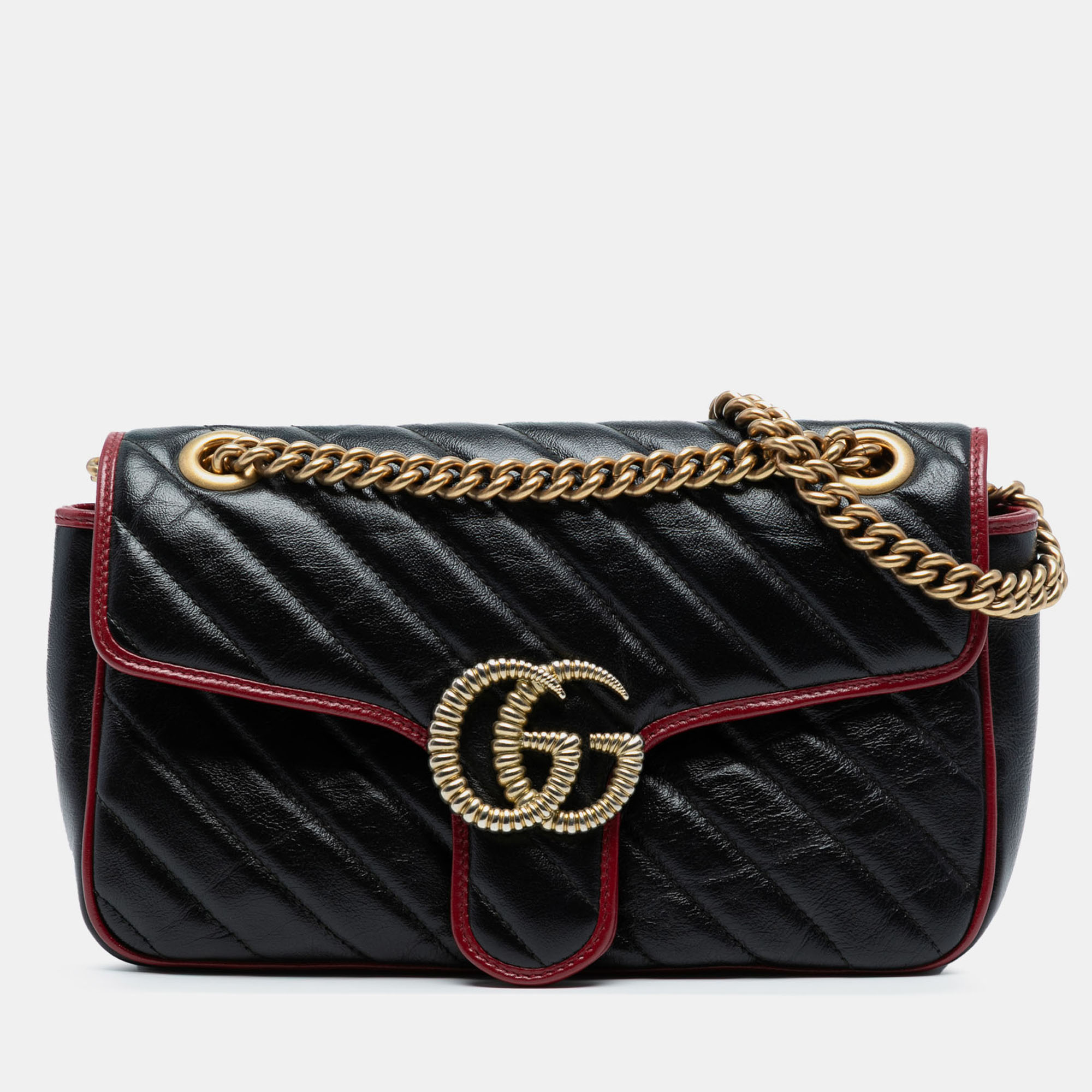 Gucci GG Marmont Matelasse Diagonal Torchon Medium Leather Shoulder Bag, Black
Gucci GG Marmont Matelasse Diagonal Torchon Medium Leather Shoulder Bag, Black