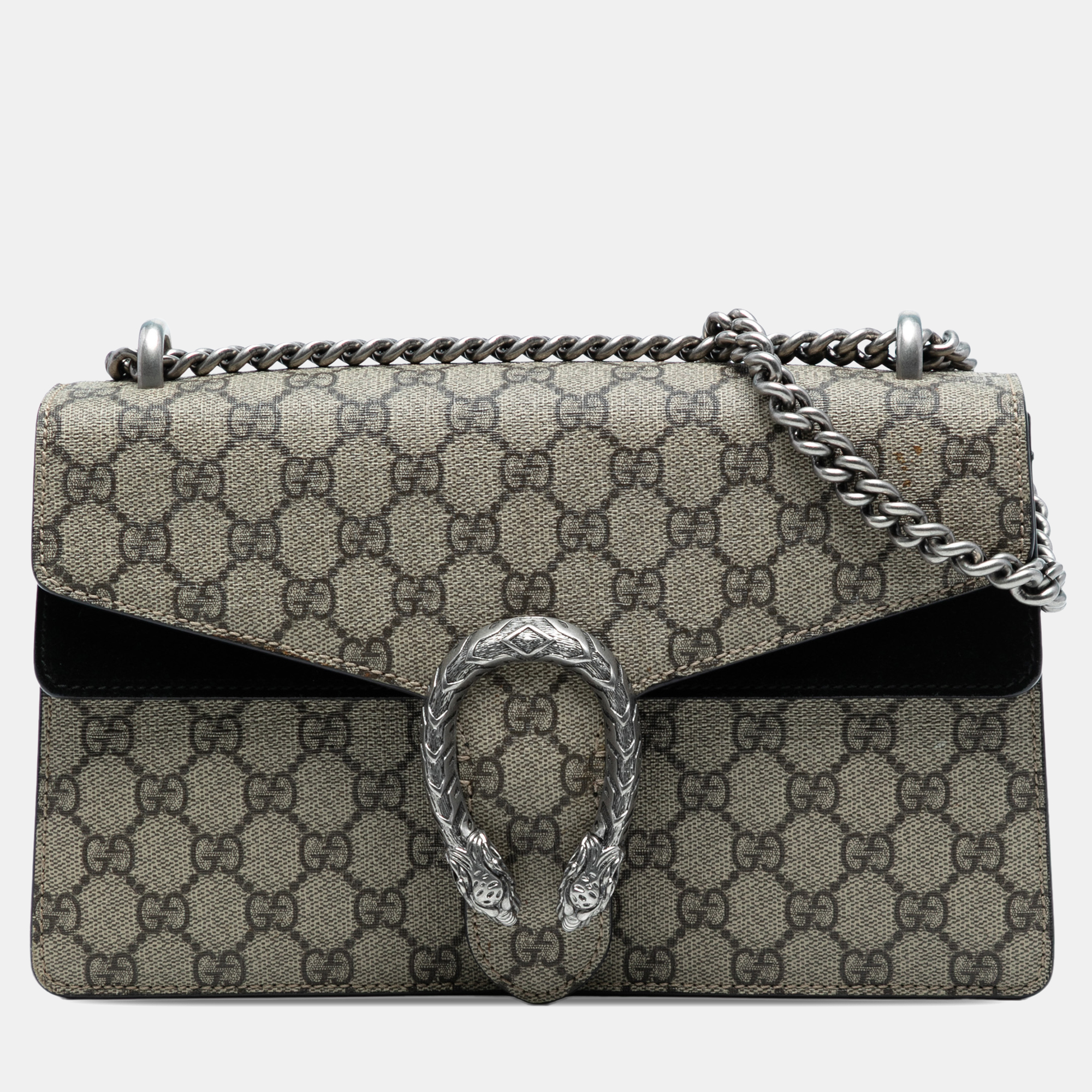 Gucci Beige Medium GG Supreme Dionysus Shoulder Bag
Gucci Beige Medium GG Supreme Dionysus Shoulder Bag