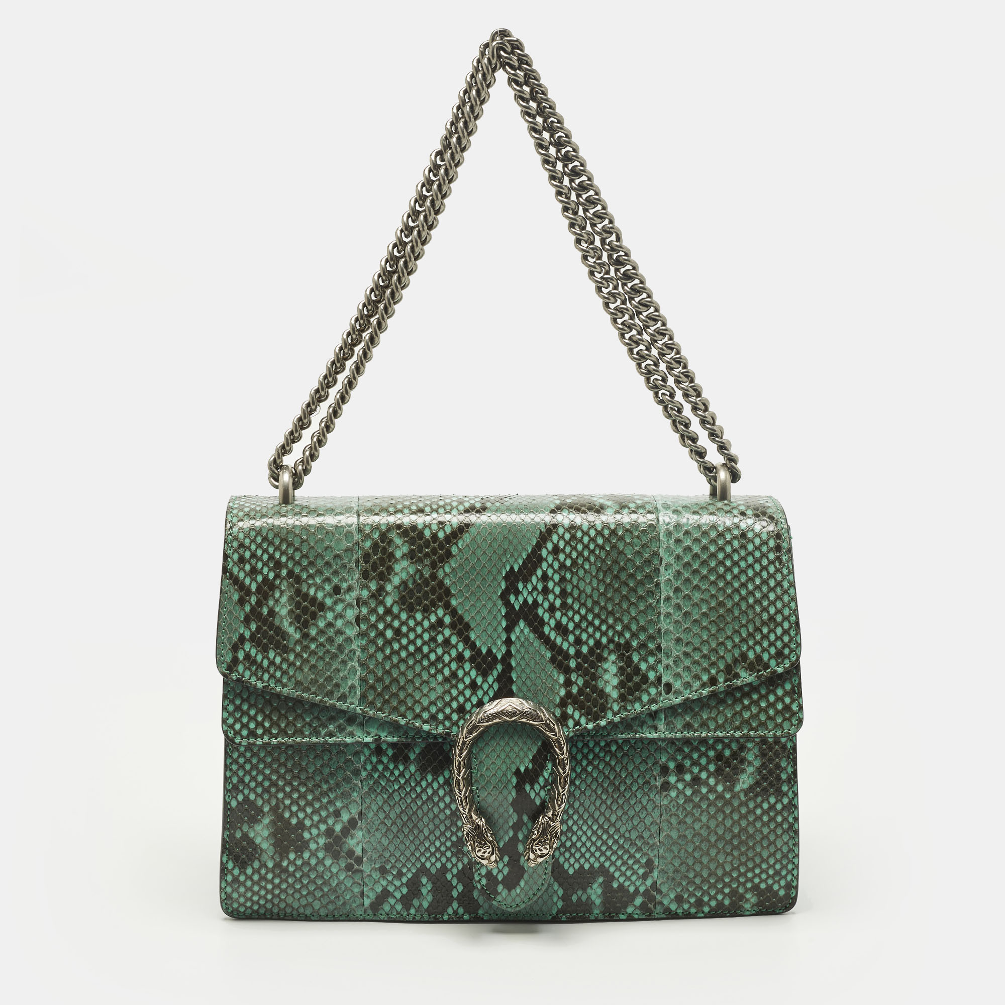 Gucci Dionysus Green/Black Python Shoulder Bag
Gucci Dionysus Green/Black Python Shoulder Bag