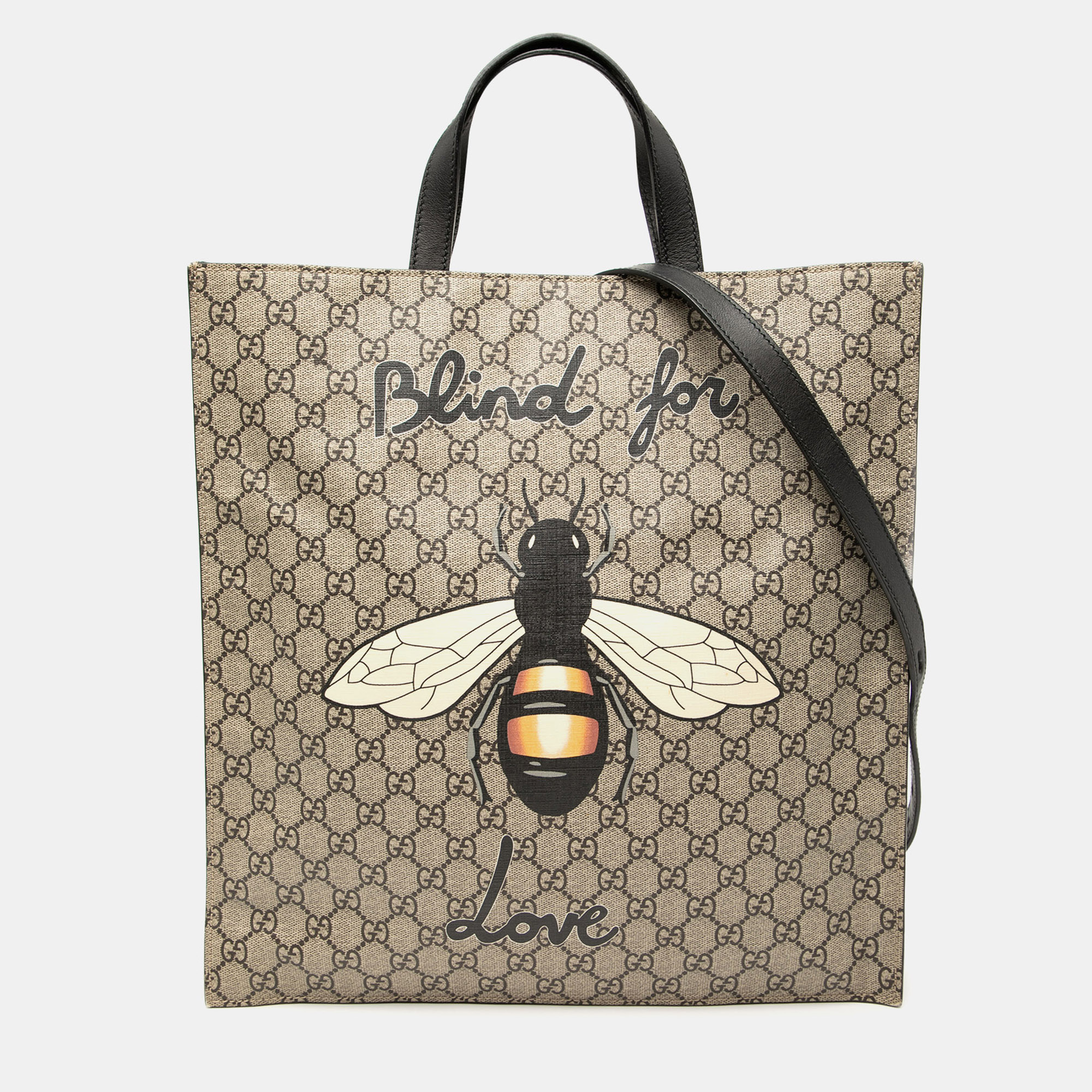 Gucci Brown GG Supreme Blind For Love Satchel
Gucci Brown GG Supreme Blind For Love Satchel