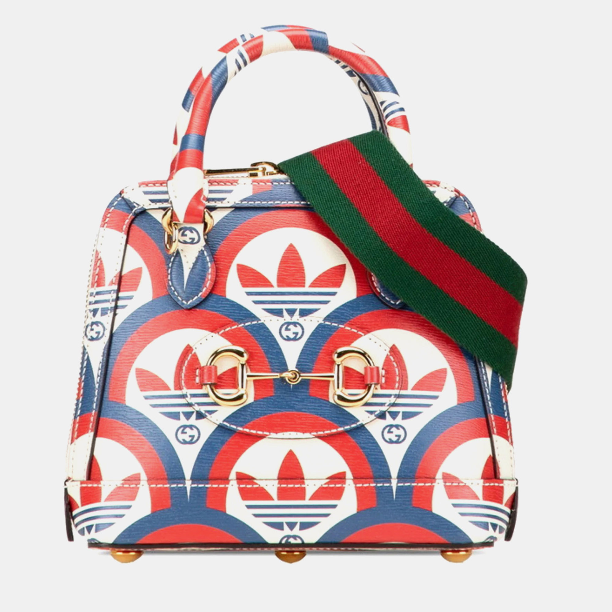 Gucci X Adidas Horsebit 1955 Handbag/Shoulder Bag White Red Blue Leather, Multicolor
Gucci X Adidas Horsebit 1955 Handbag/Shoulder Bag White Red Blue Leather, Multicolor