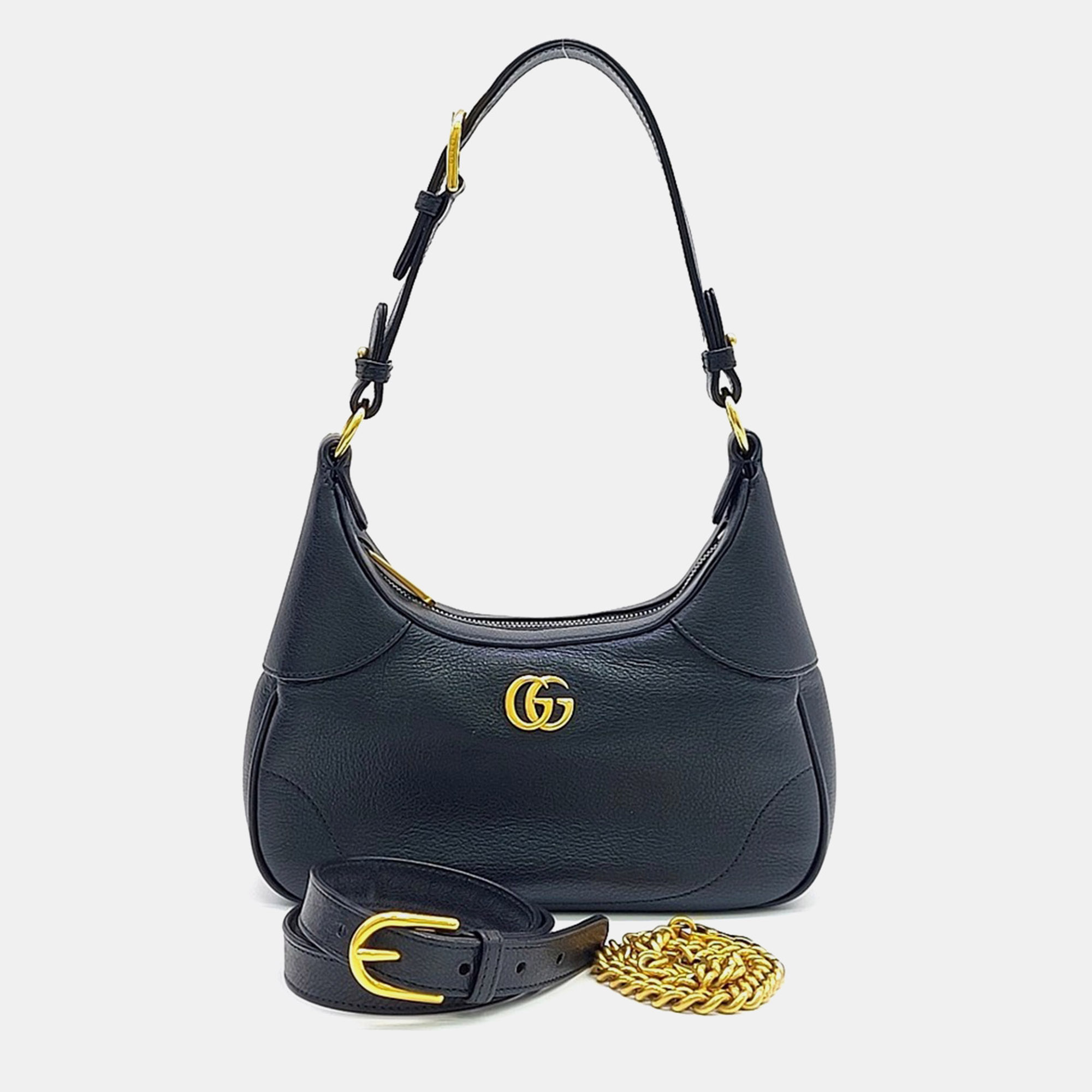 Gucci Black Leather Aphrodite Shoulder Bag Small (731817)
Gucci Black Leather Aphrodite Shoulder Bag Small (731817)