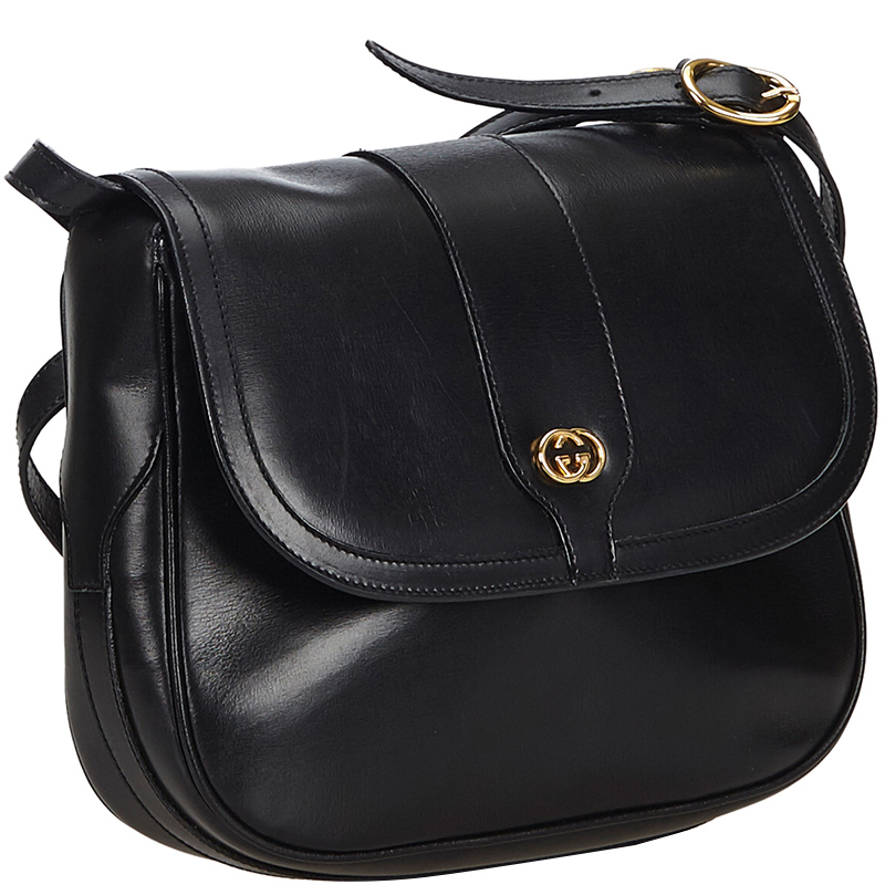 Gucci Black Leather Shoulder Bag
Gucci Black Leather Shoulder Bag