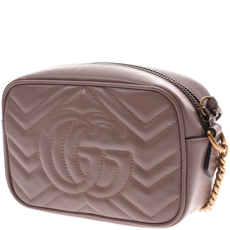 small gg marmont 2.0 matelassé leather top handle bag