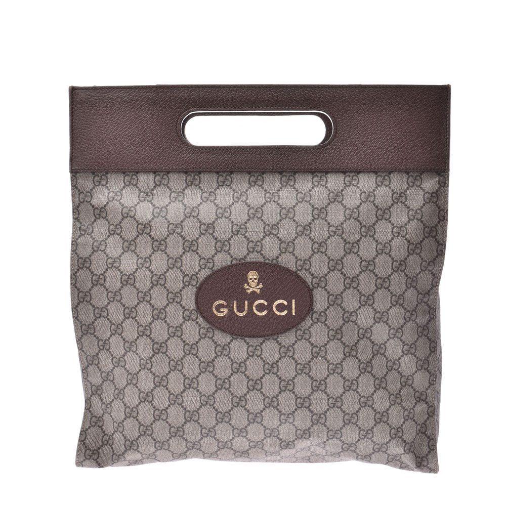 Image of Gucci Brown GG Canvas Tote Bag