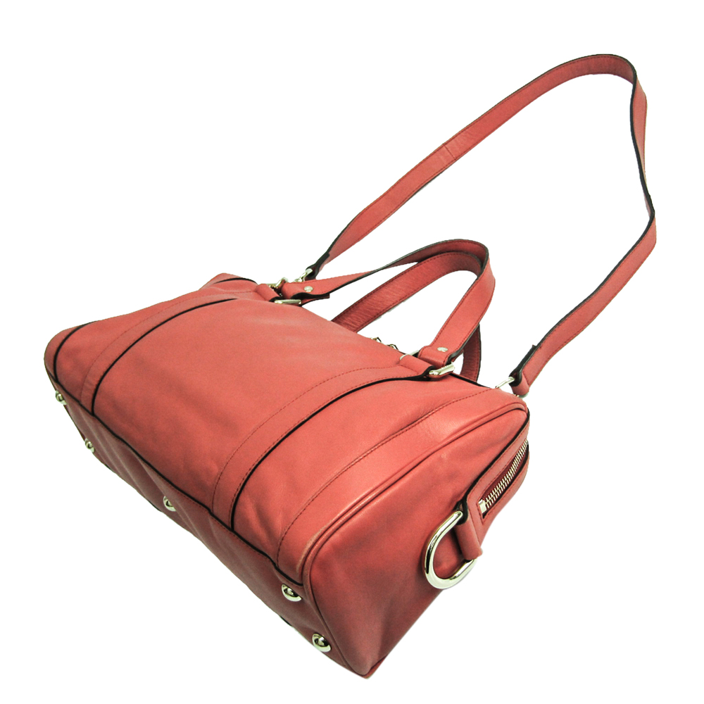 Gucci Salmon Pink Leather Boston Bag
Gucci Salmon Pink Leather Boston Bag