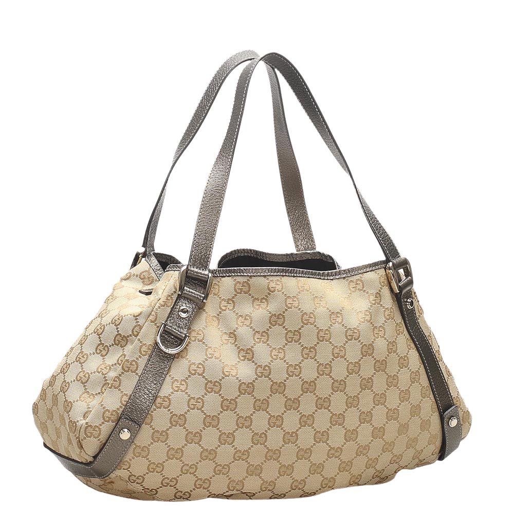 Gucci Beige/Brown GG Canvas Pelham Hobo Bag
Gucci Beige/Brown GG Canvas Pelham Hobo Bag
