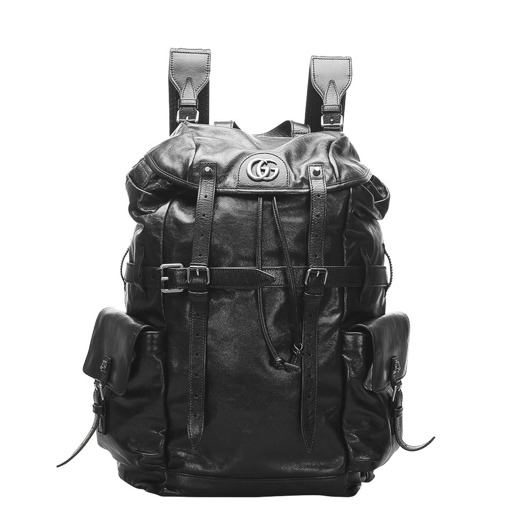 Gucci Black ReBelle Leather Backpack