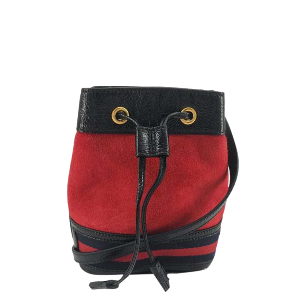 Gucci Red Velvet Ophidia Shoulder Bag